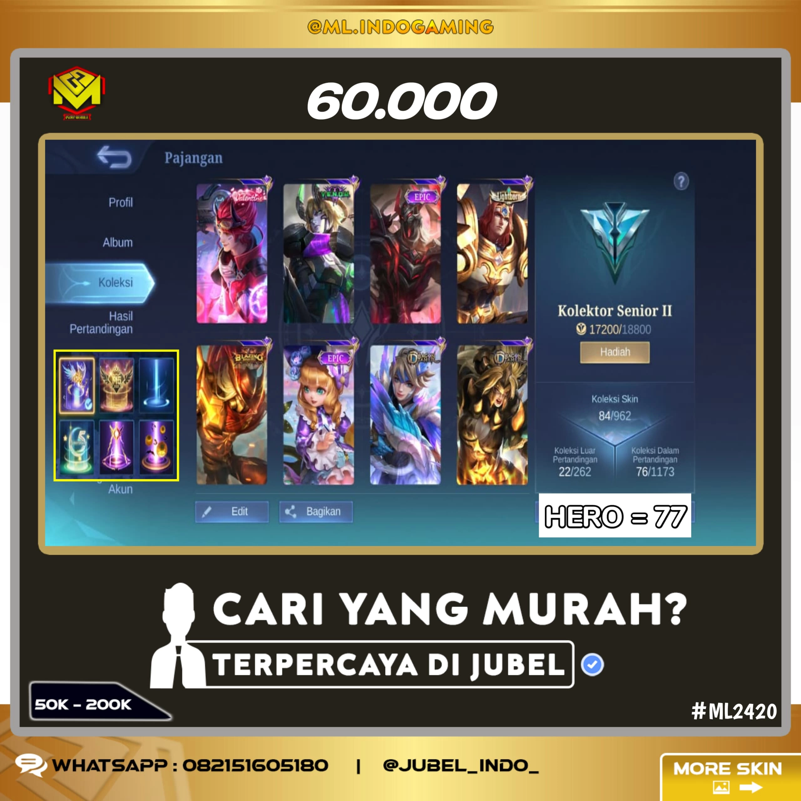 STOK ML #ML2420