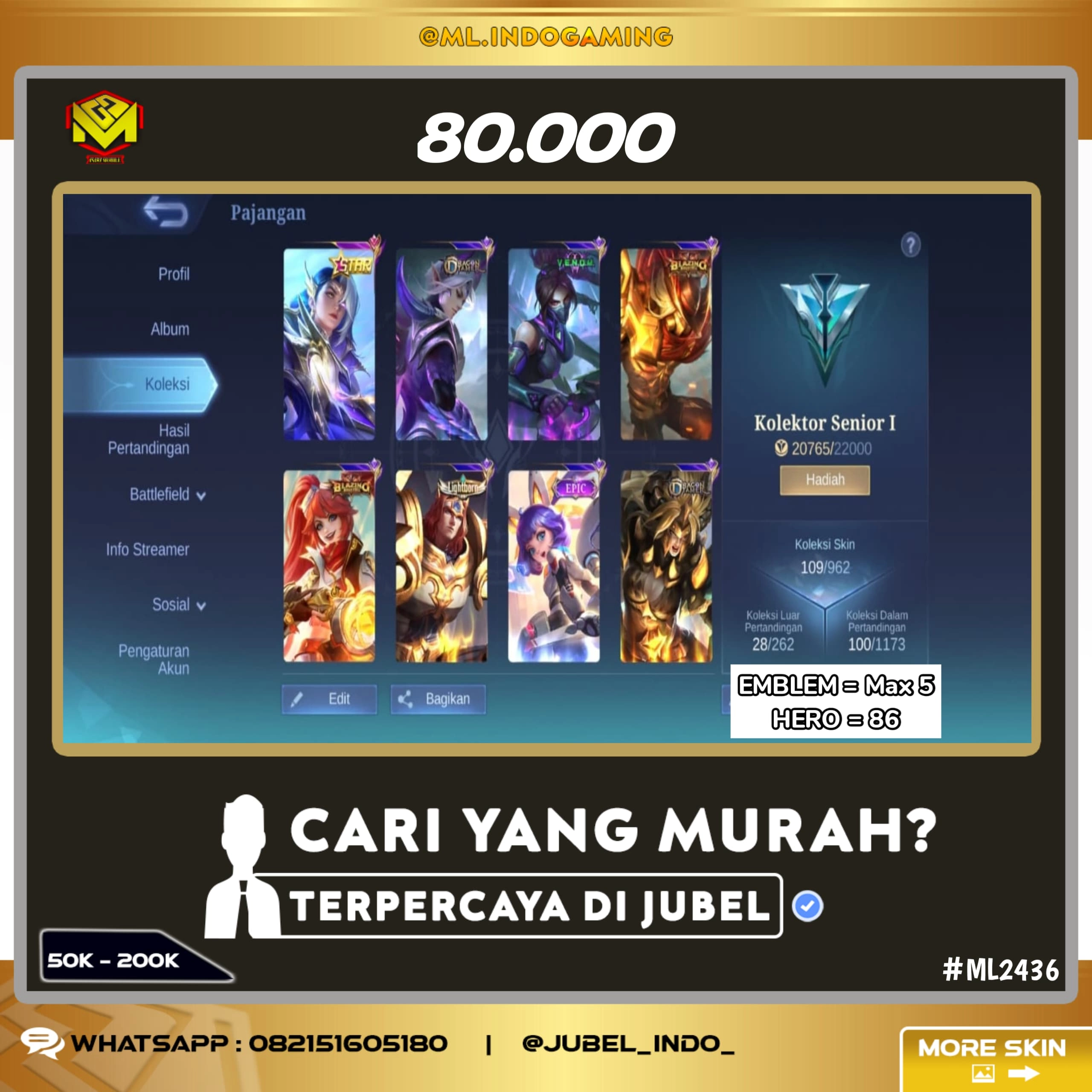 STOK ML #ML2436