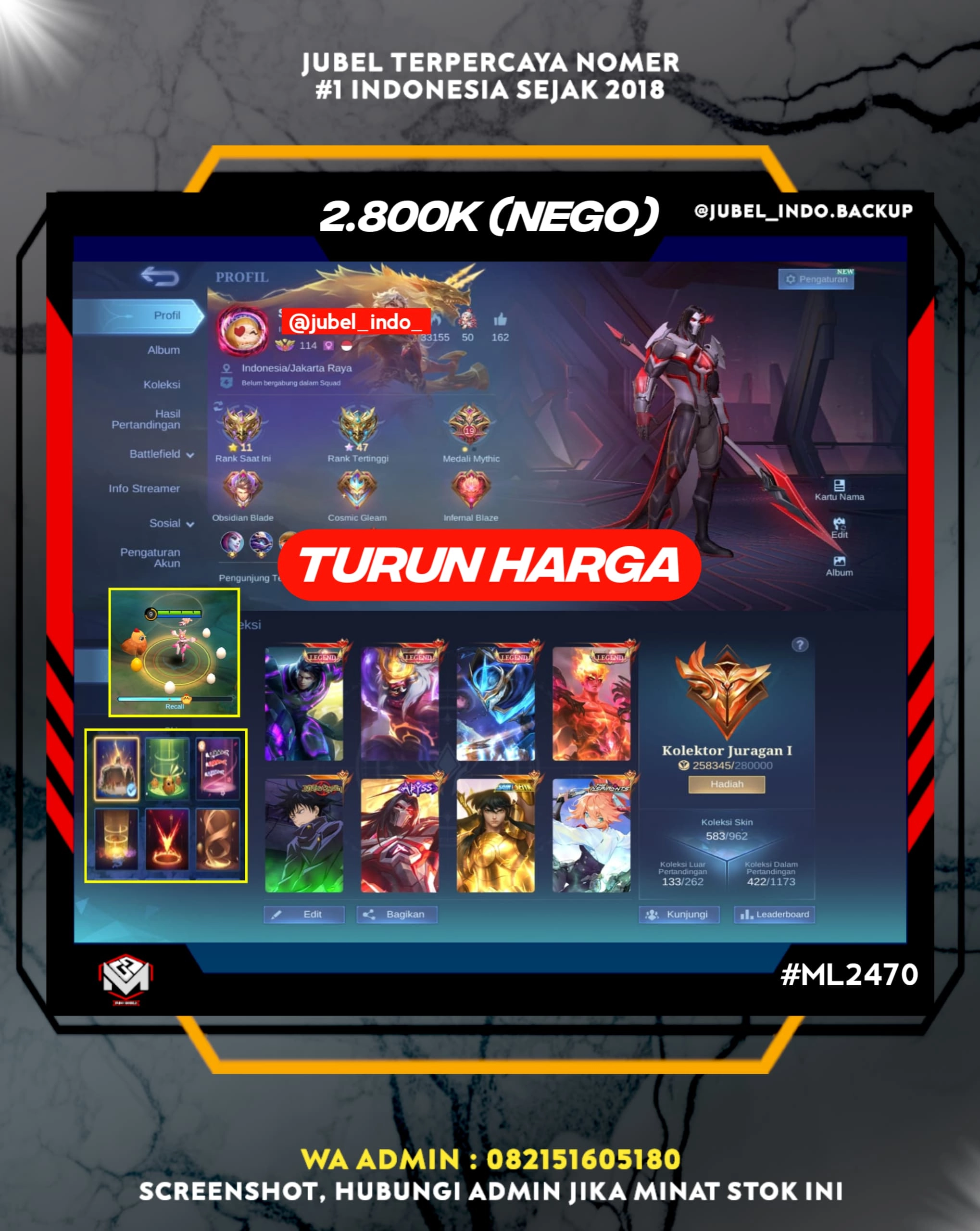 STOK ML #ML2470