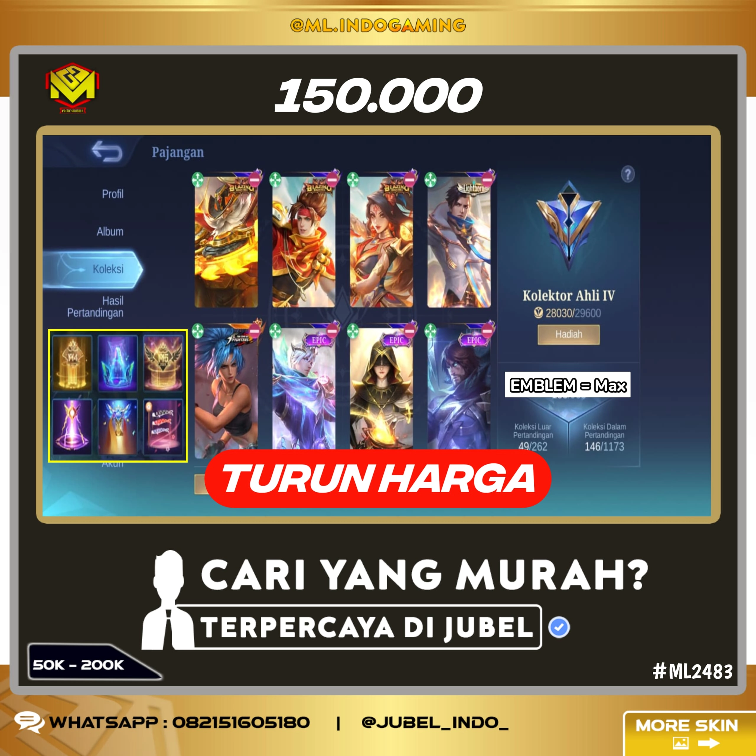 STOK ML #ML2483