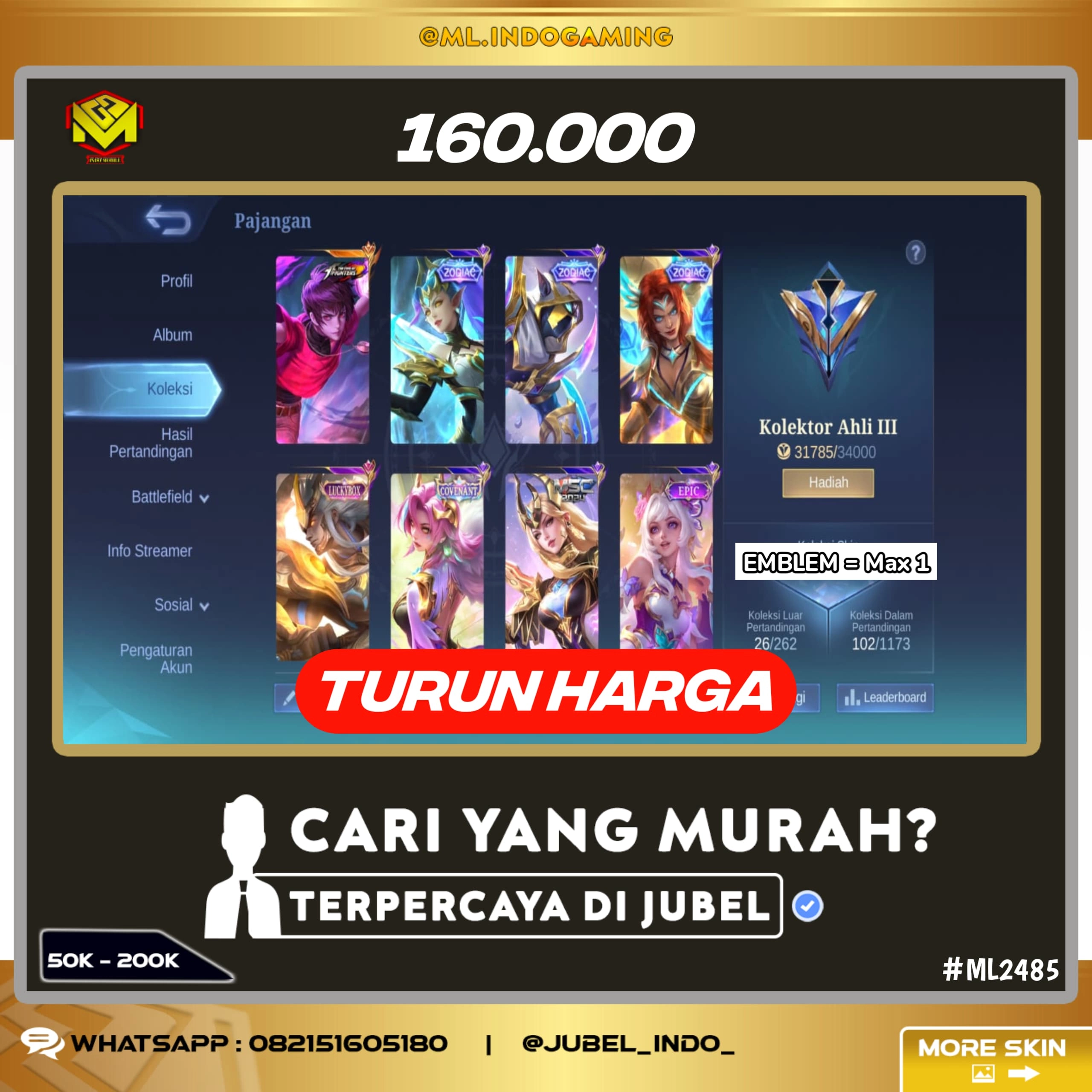 STOK ML #ML2485