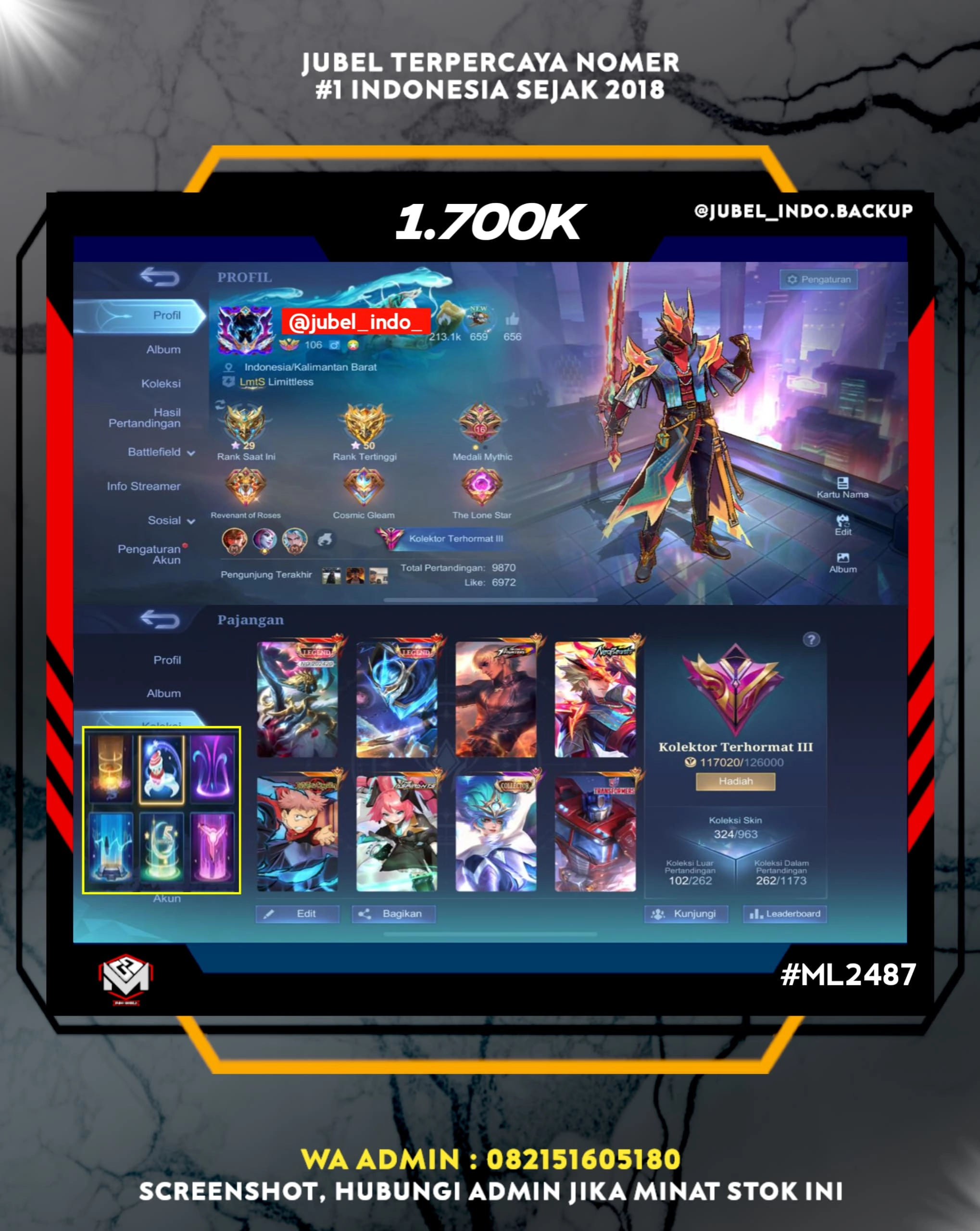 STOK ML #ML2487