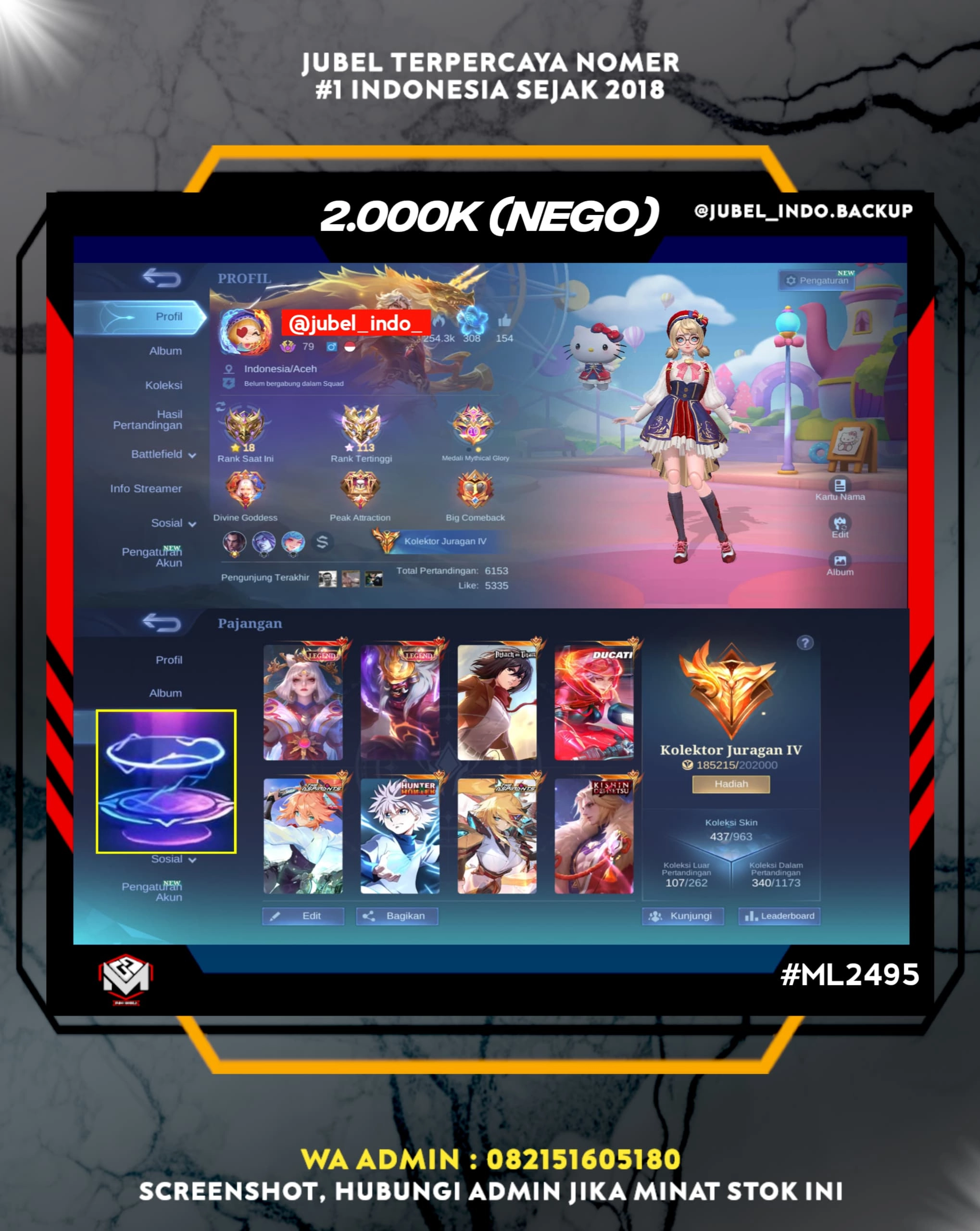 STOK ML #ML2495