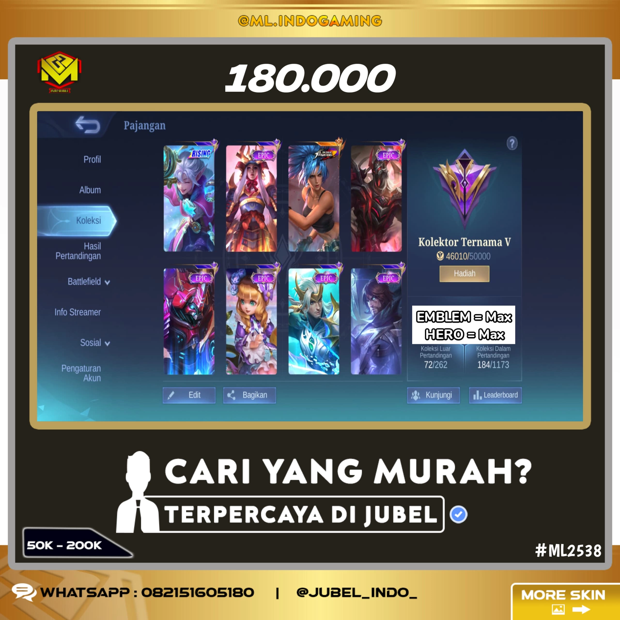 STOK ML #ML2538