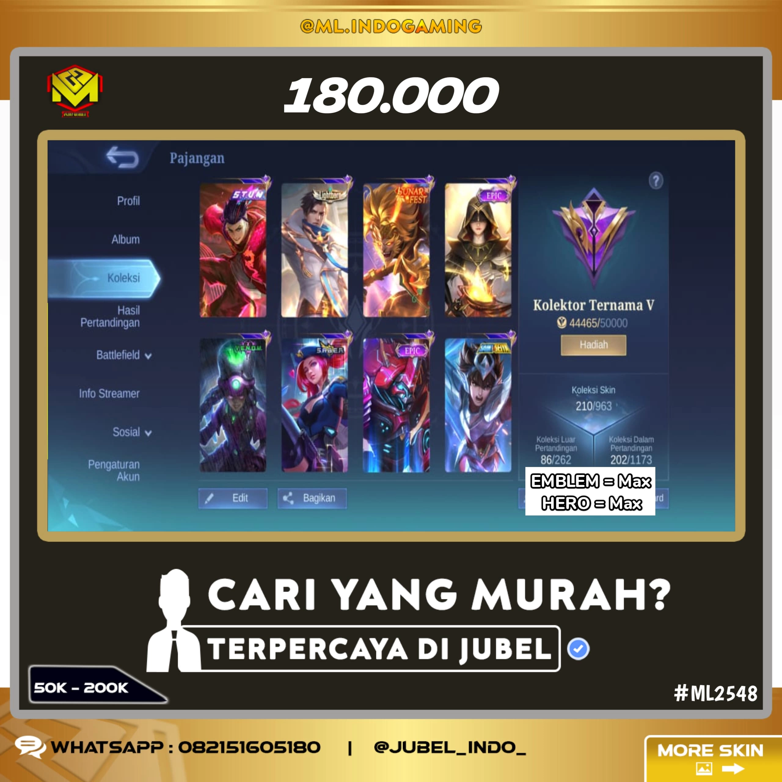 STOK ML #ML2548