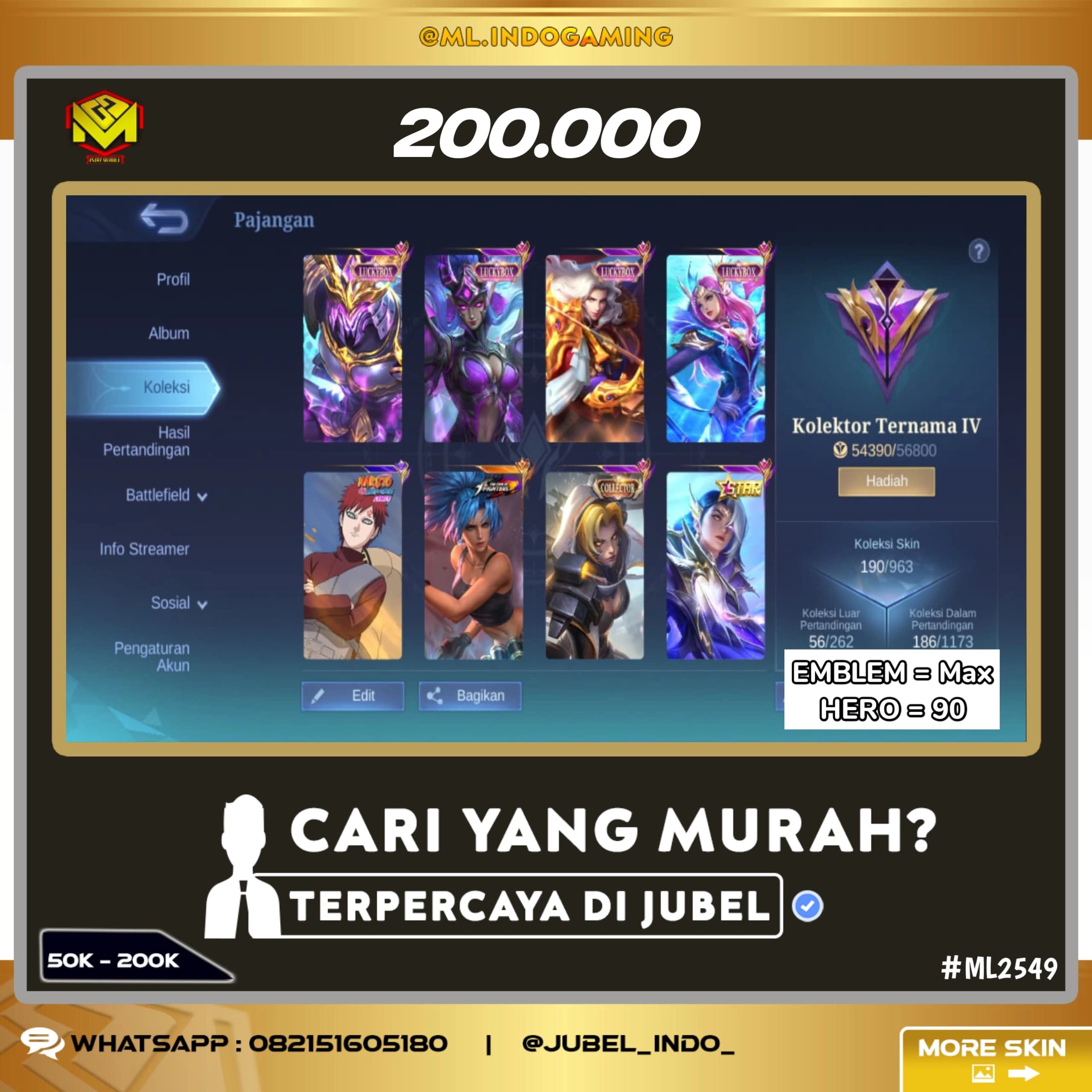 STOK ML #ML2549
