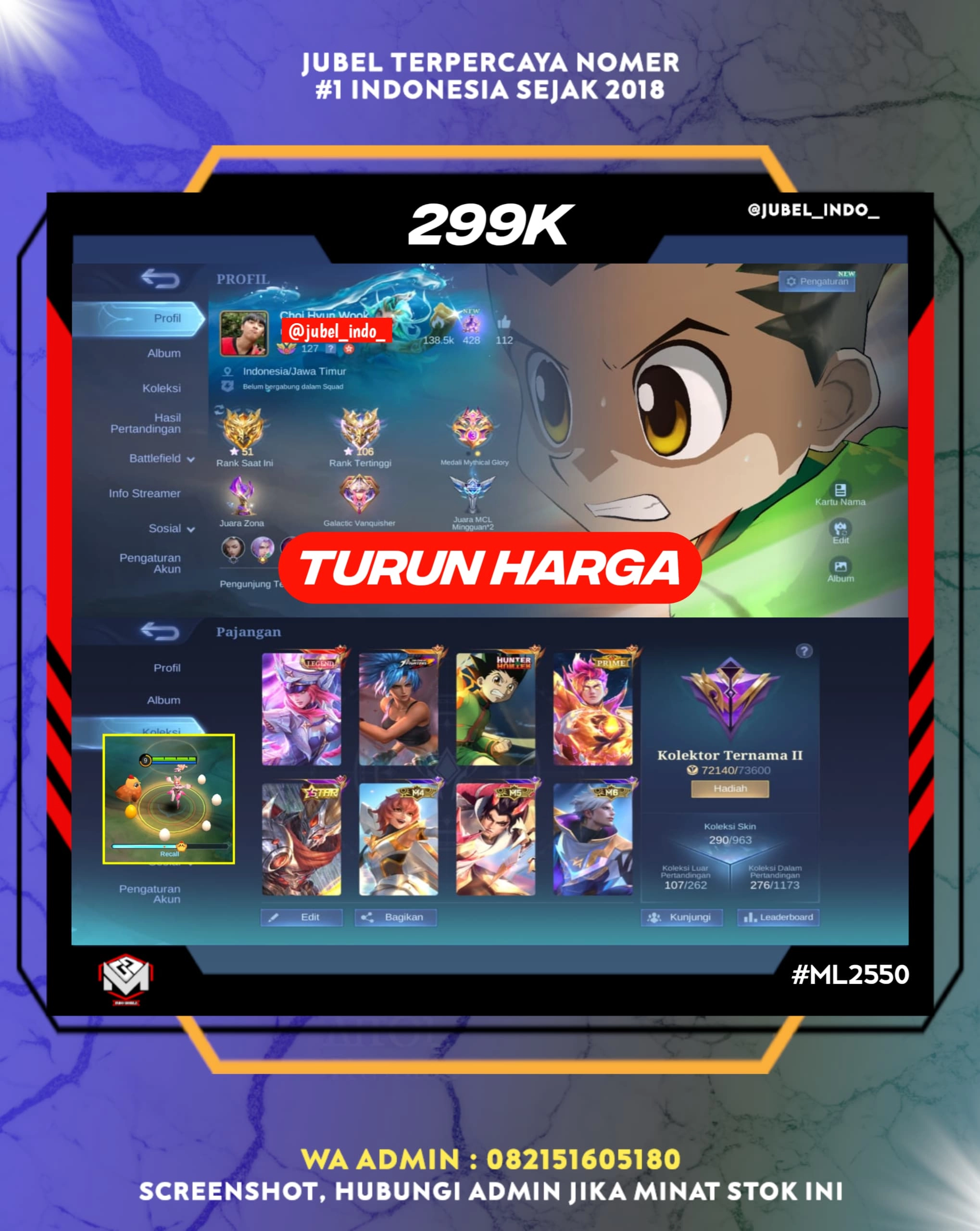 STOK ML #ML2550