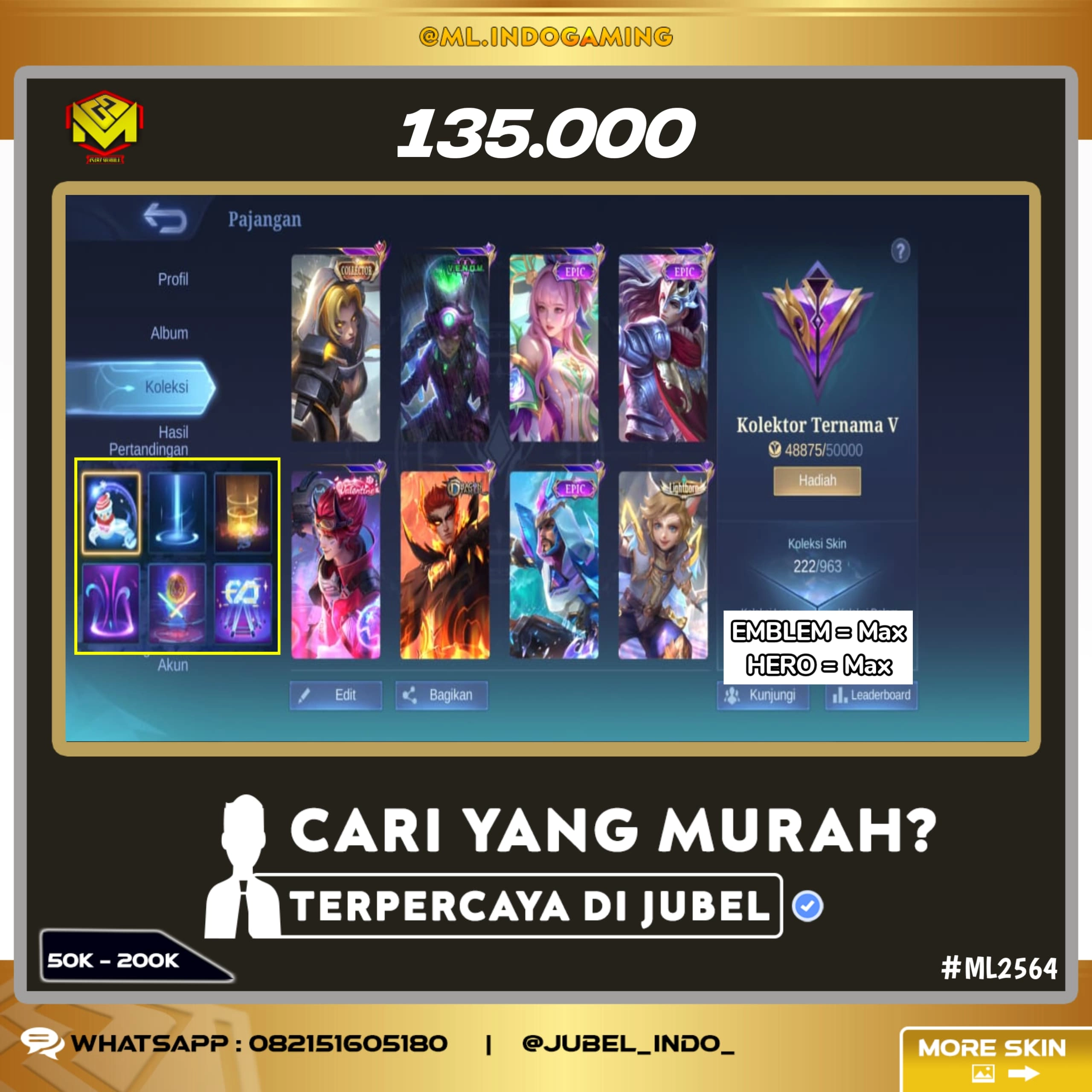 STOK ML #ML2564
