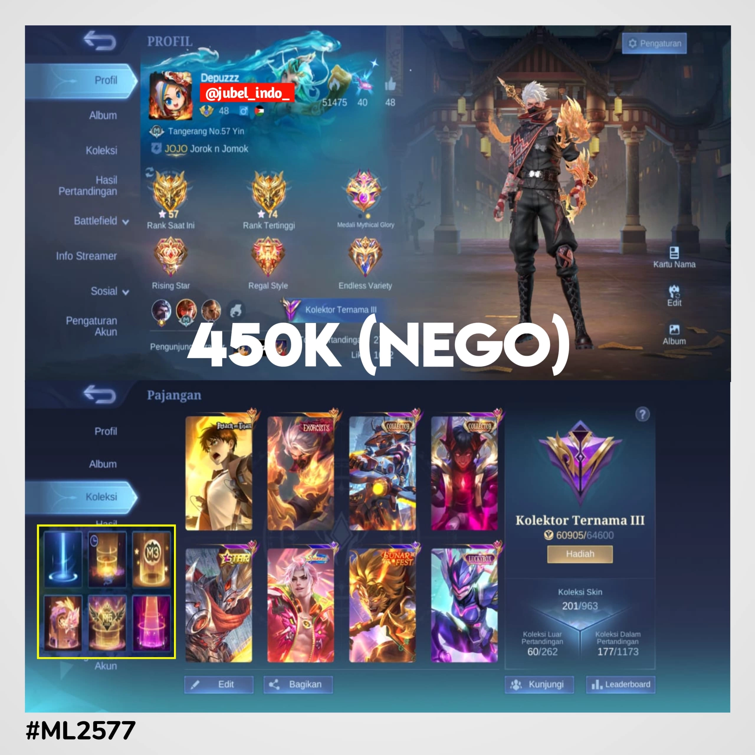 STOK ML #ML2577