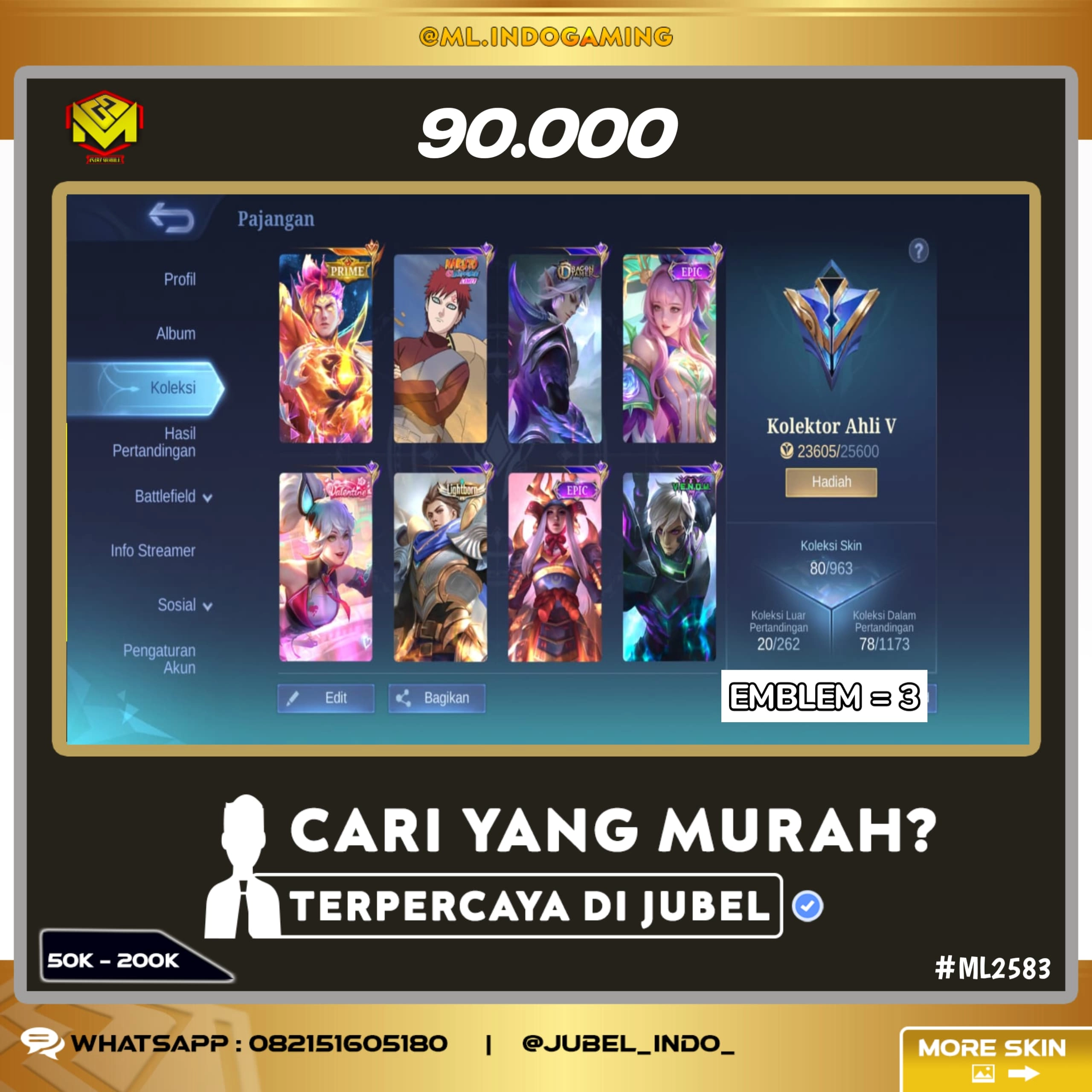 STOK ML #ML2583