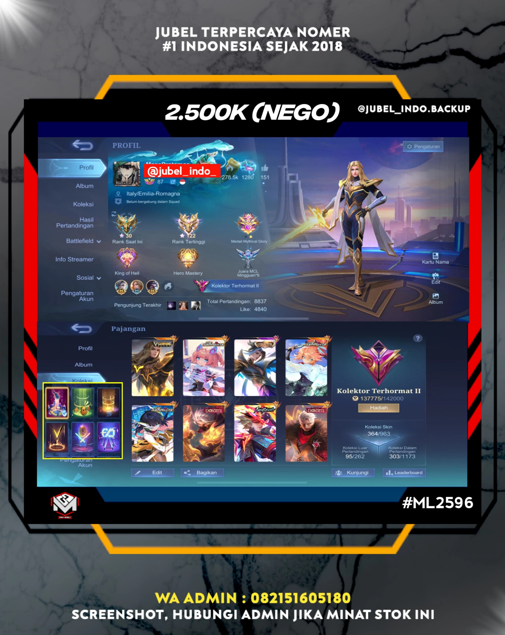 STOK ML #ML2596
