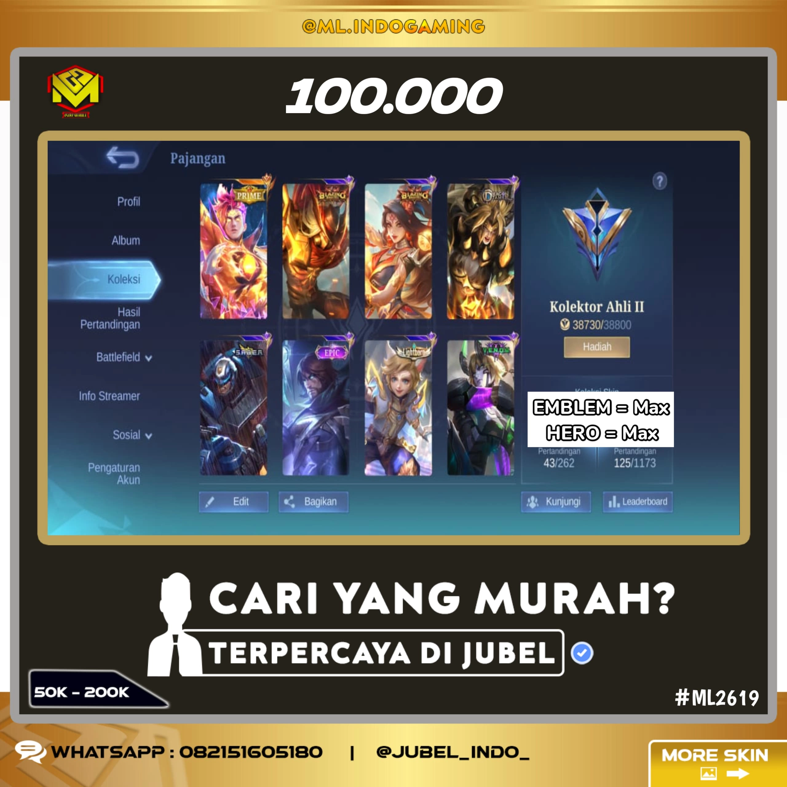 STOK ML #ML2619