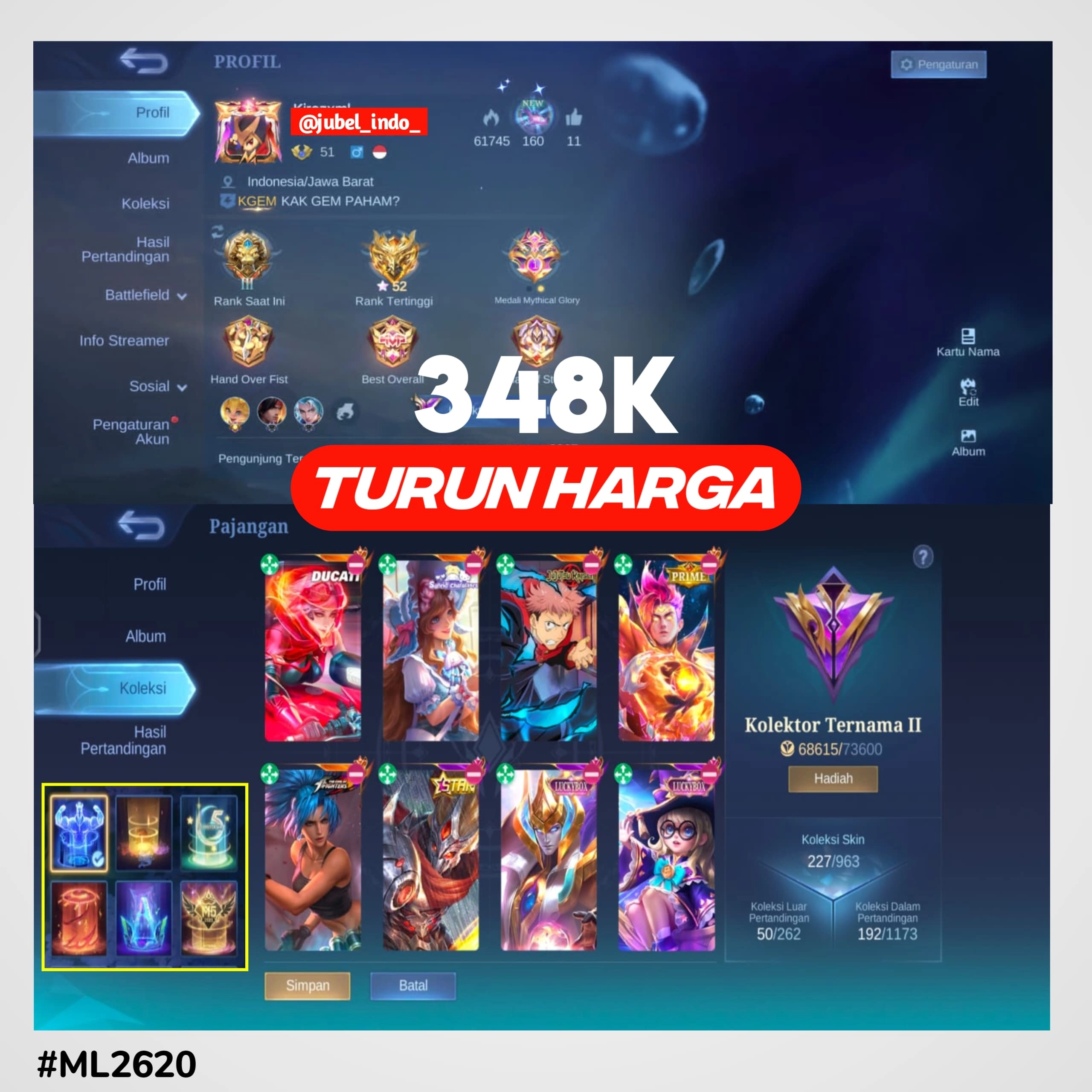 STOK ML #ML2620