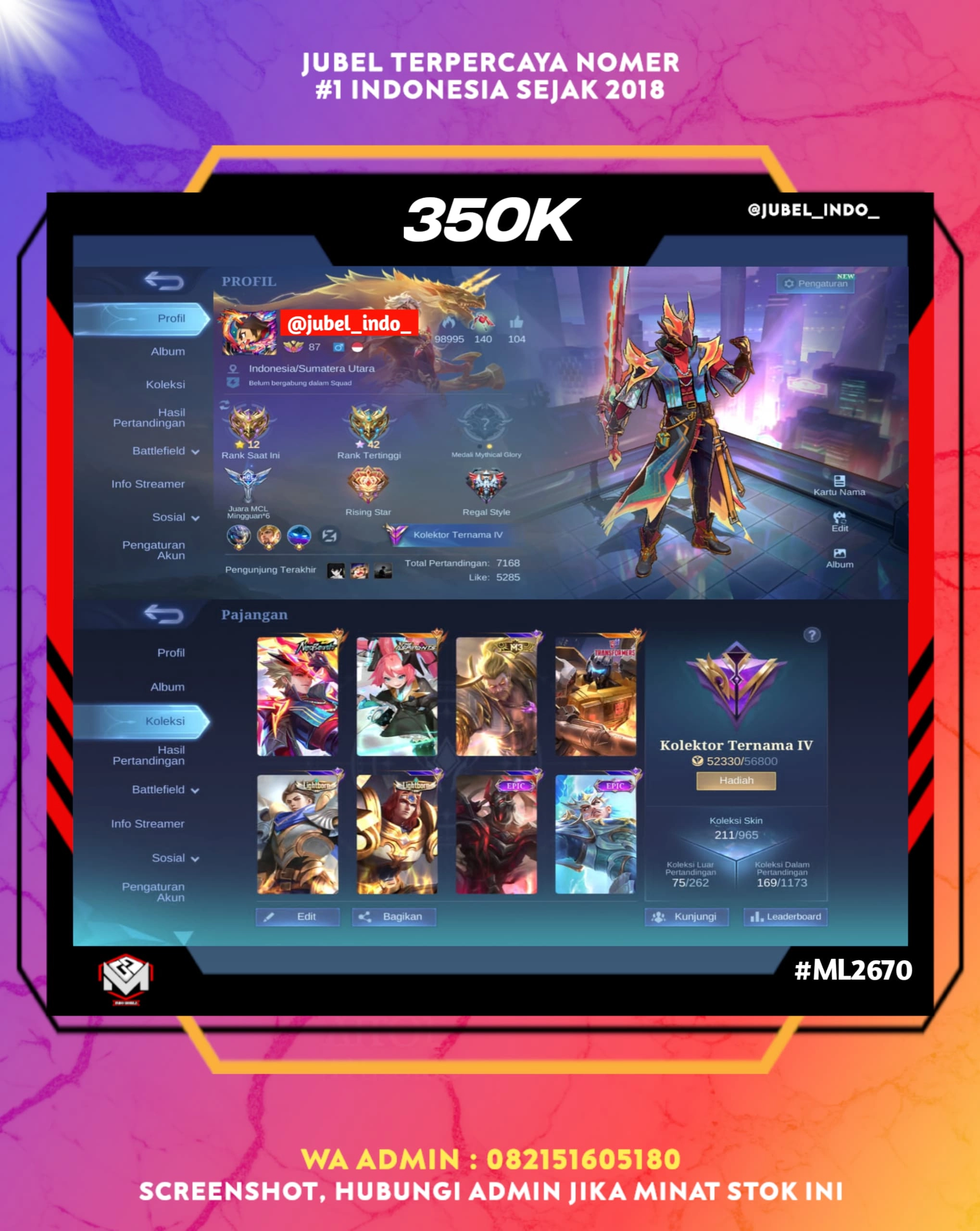 STOK ML #ML2670