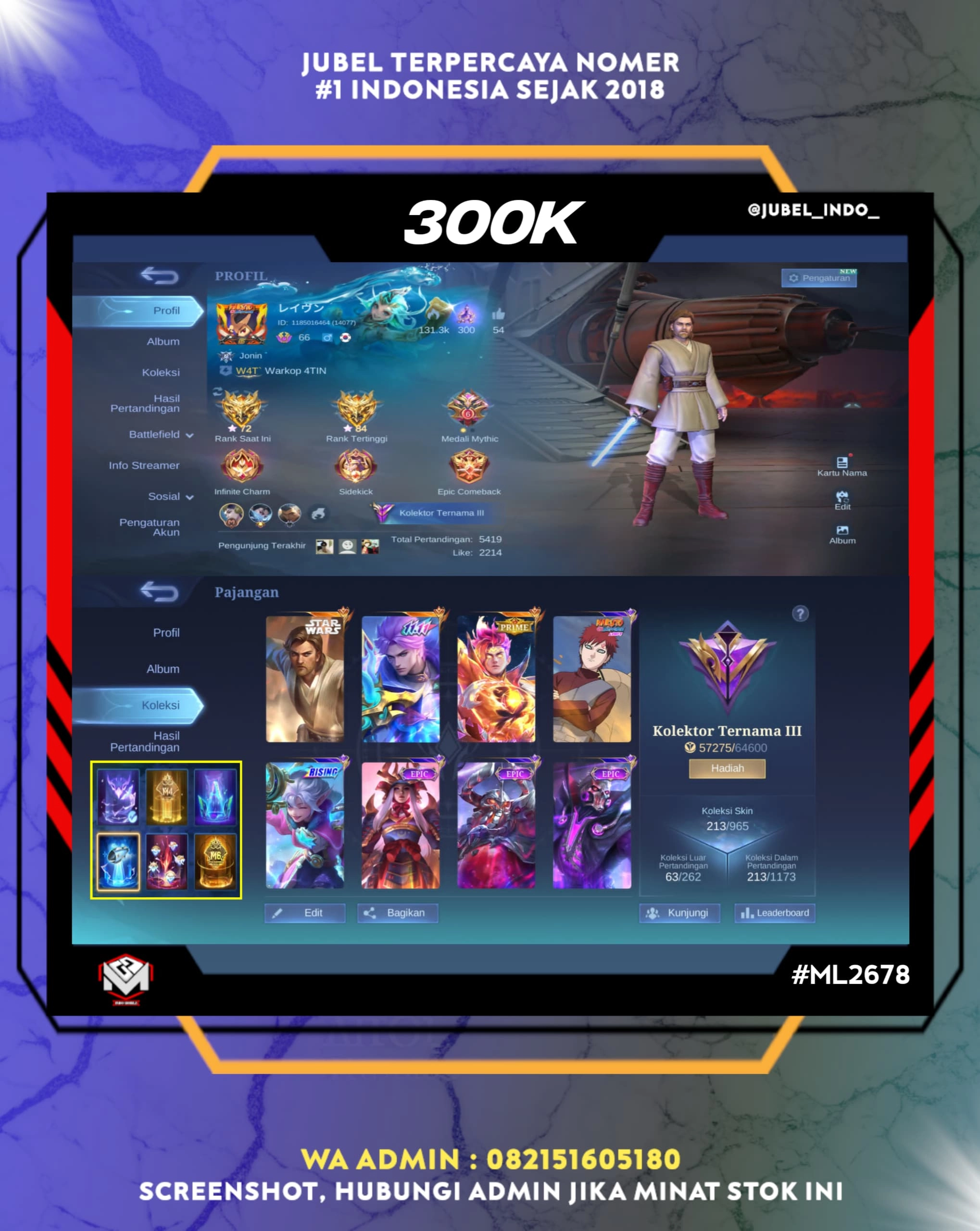 STOK ML #ML2678