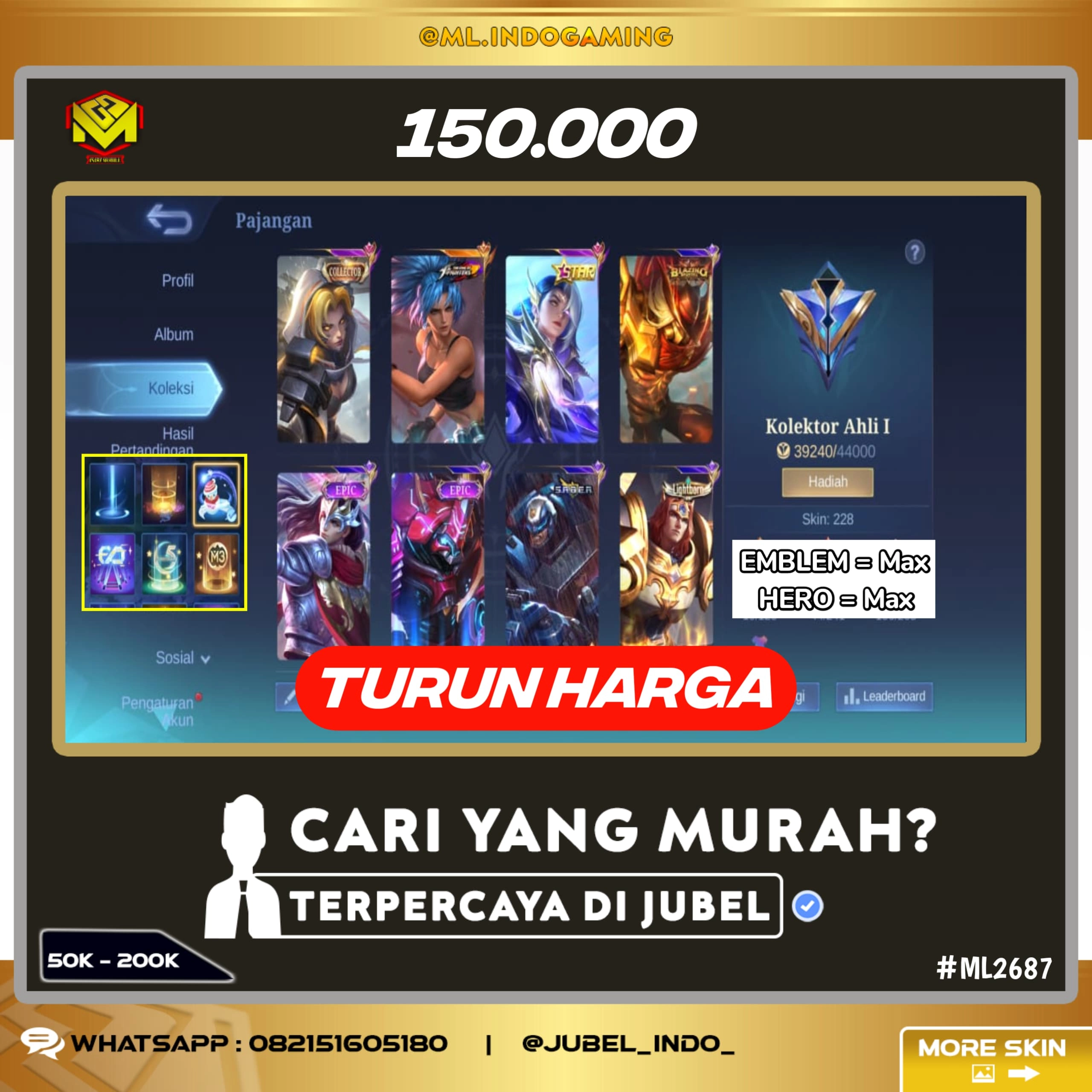 STOK ML #ML2687