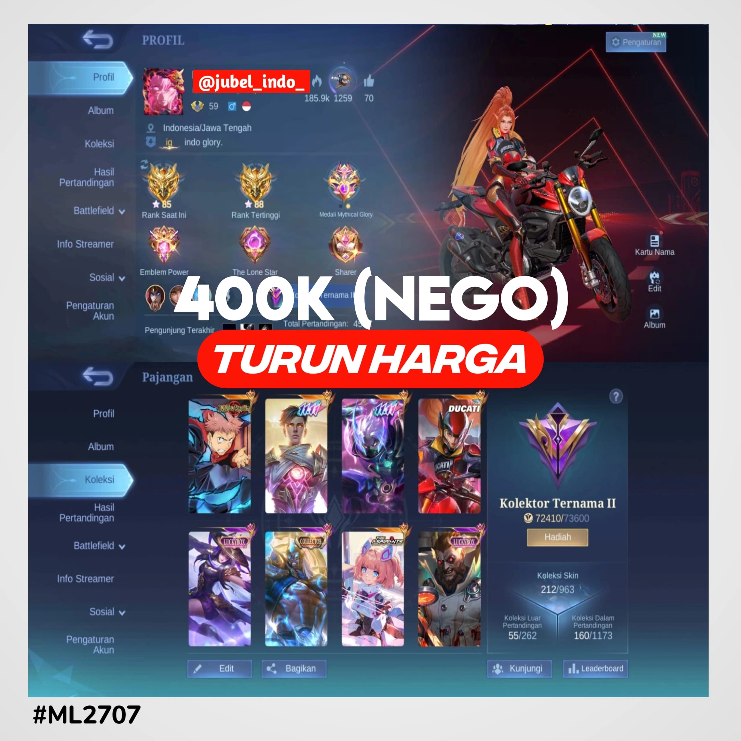 STOK ML #ML2707