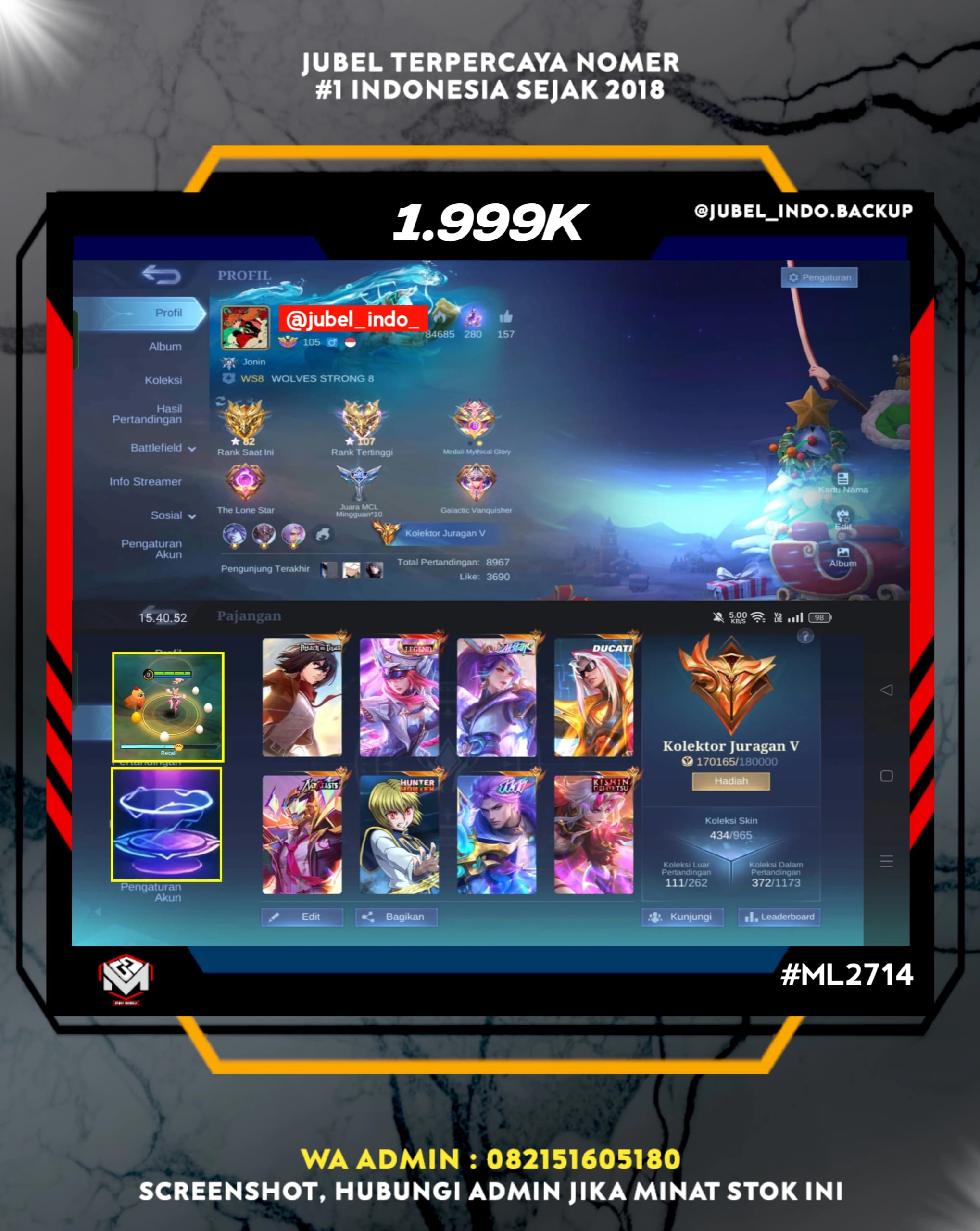 STOK ML #ML2714