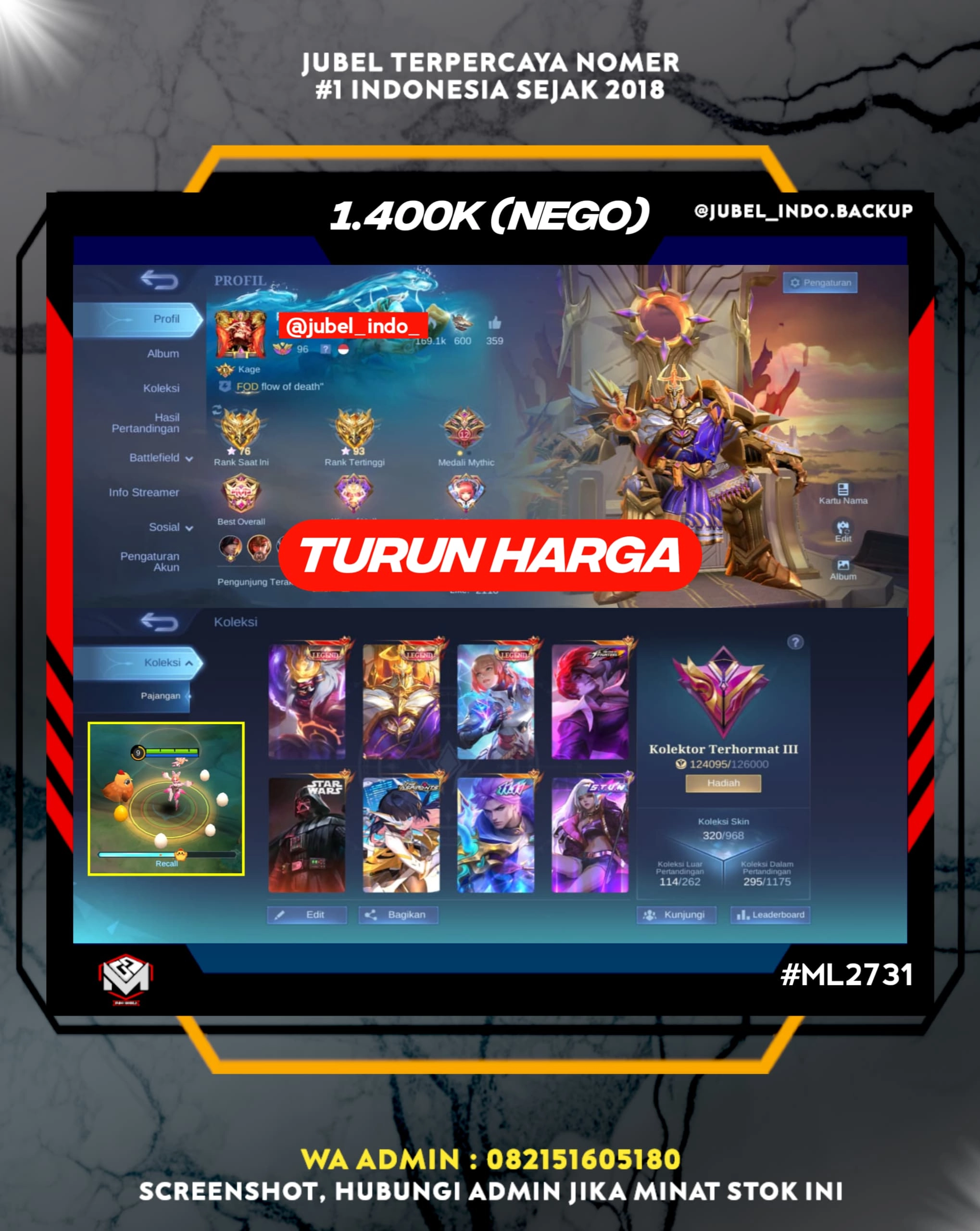 STOK ML #ML2731