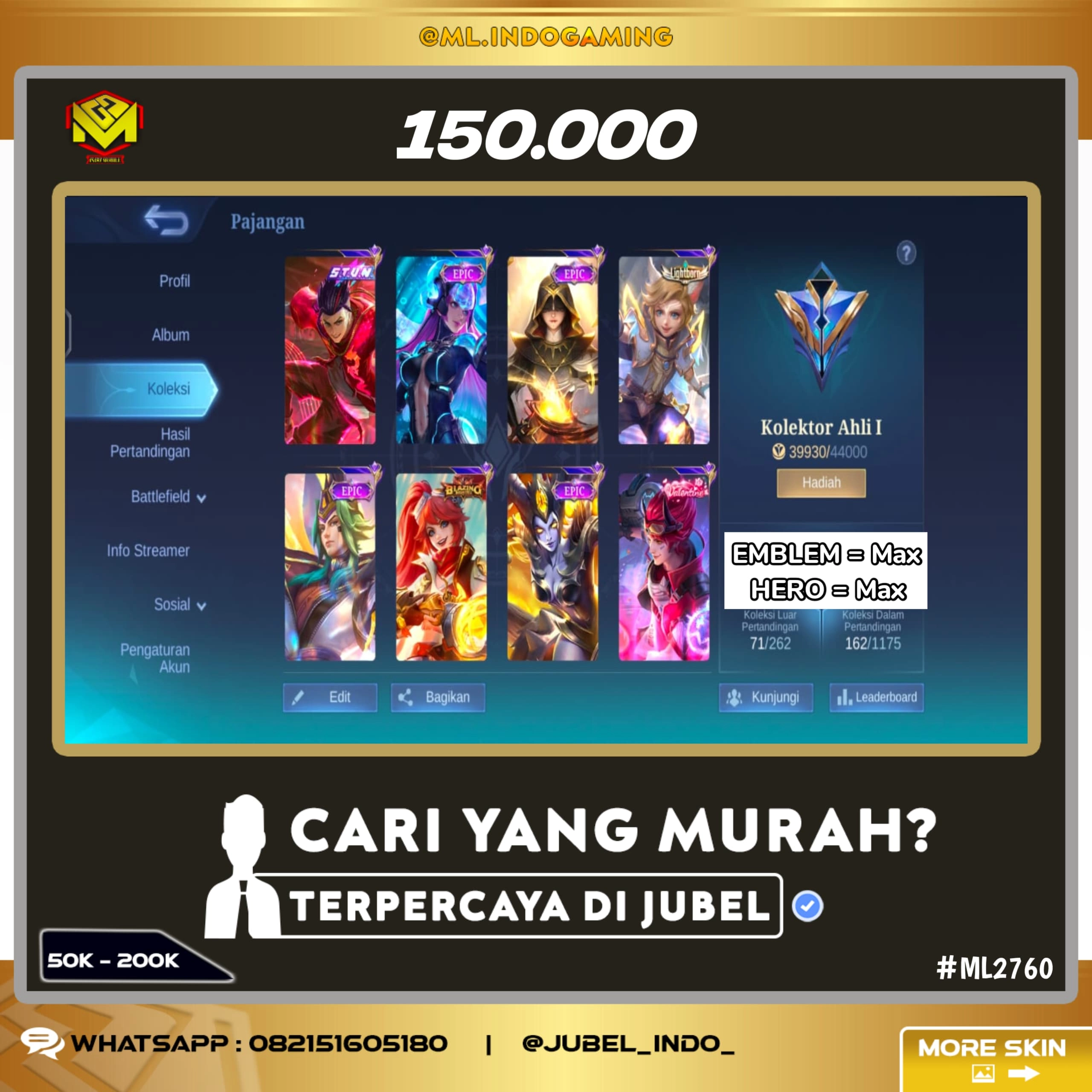 STOK ML #ML2760