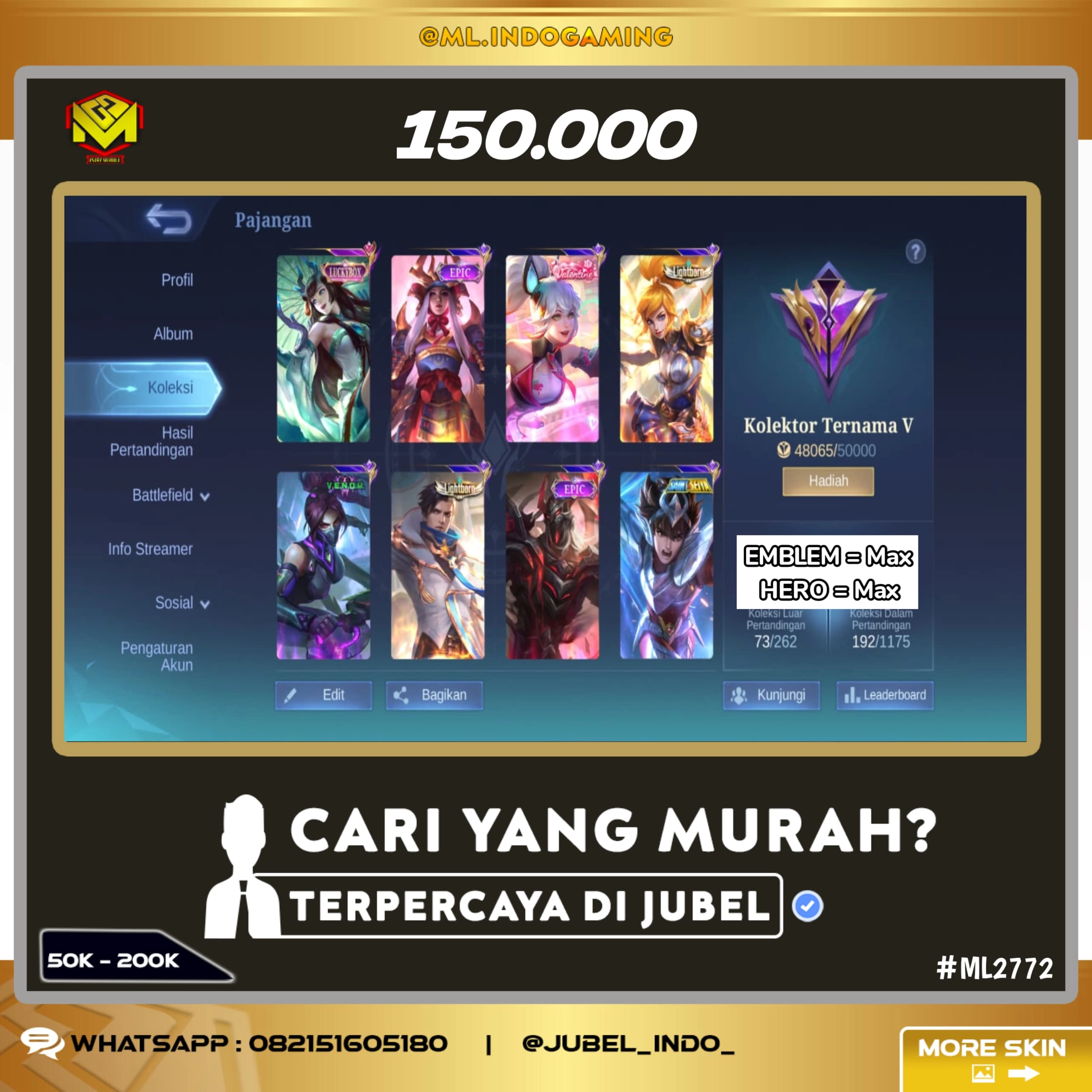 STOK ML #ML2772