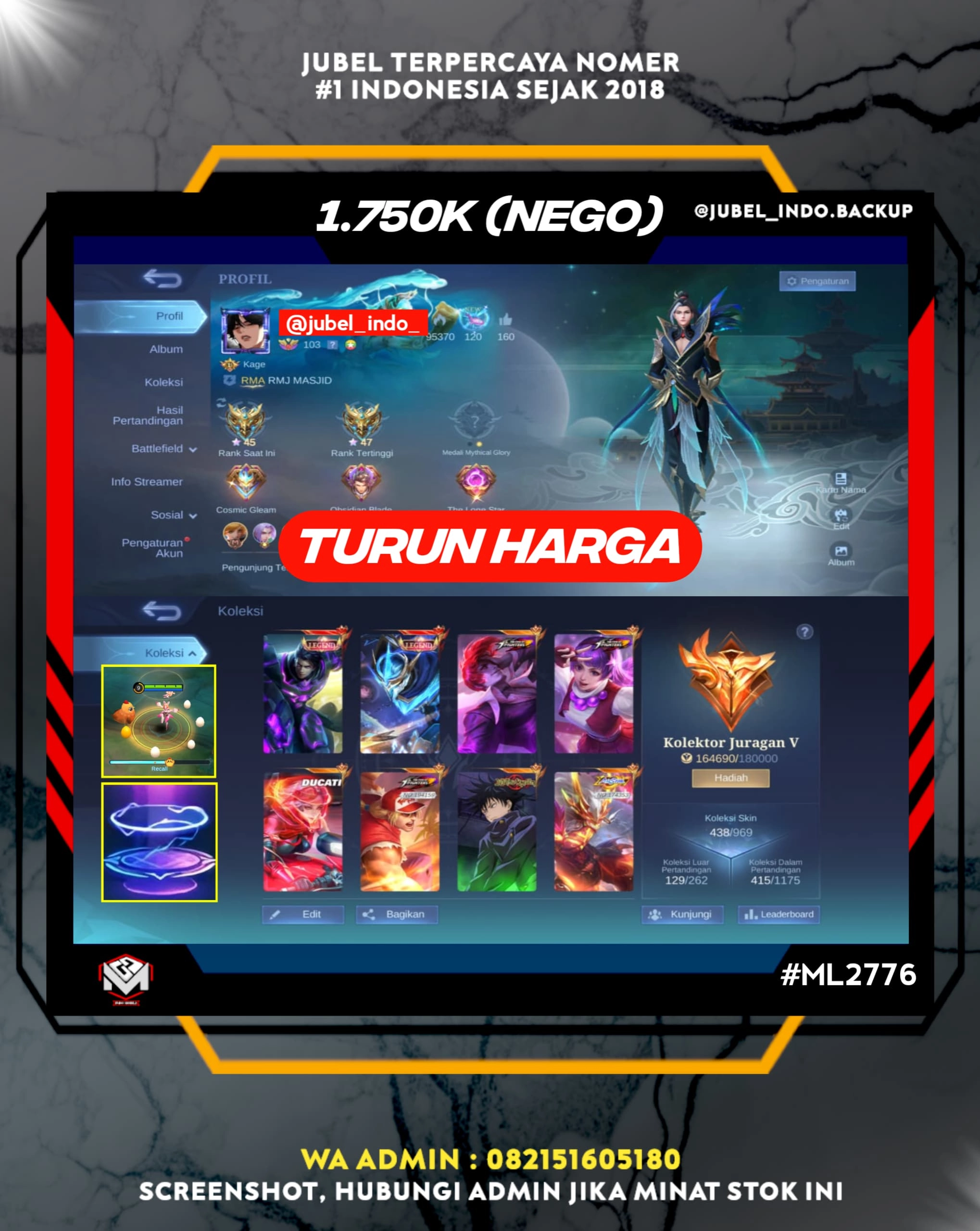 STOK ML #ML2776