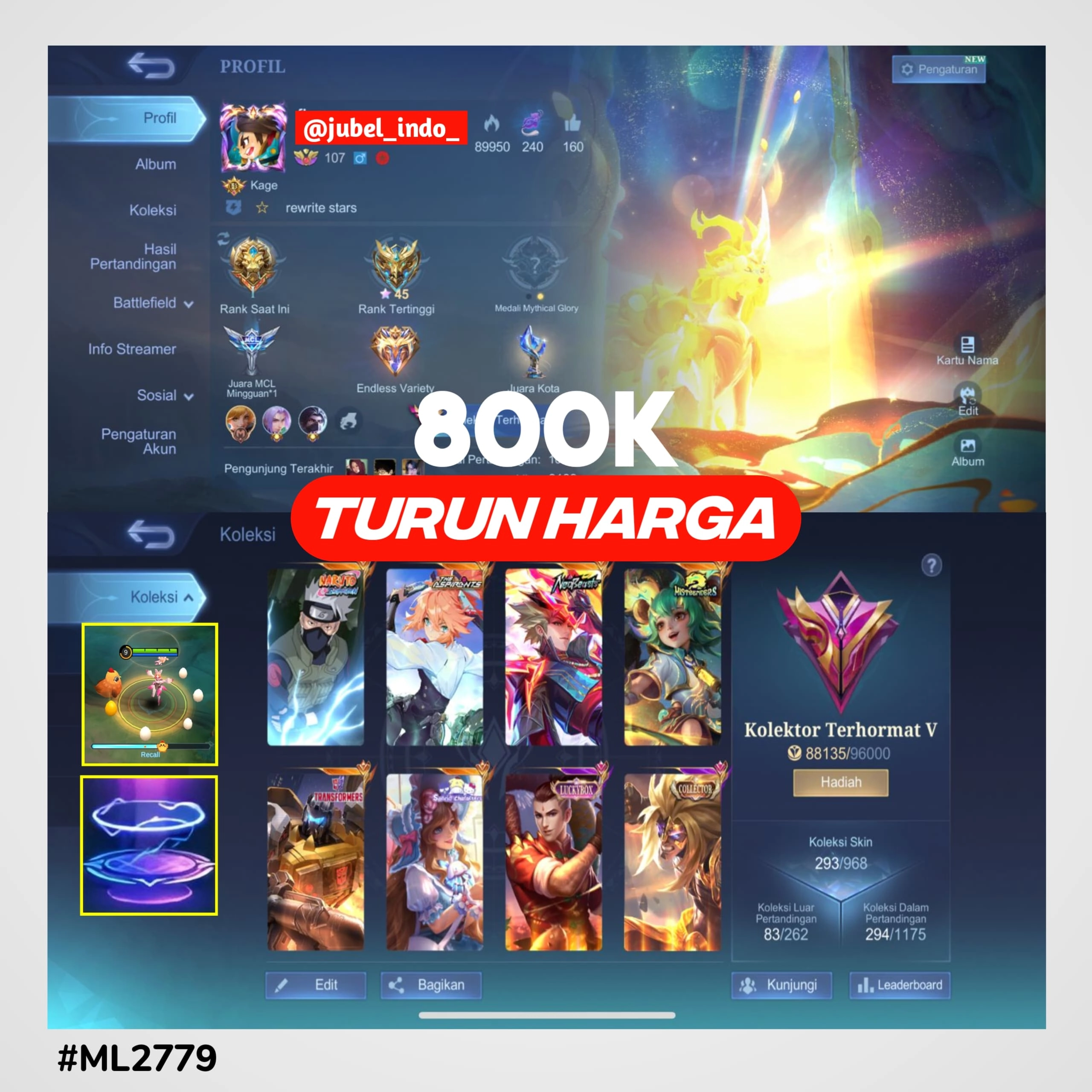 STOK ML #ML2779