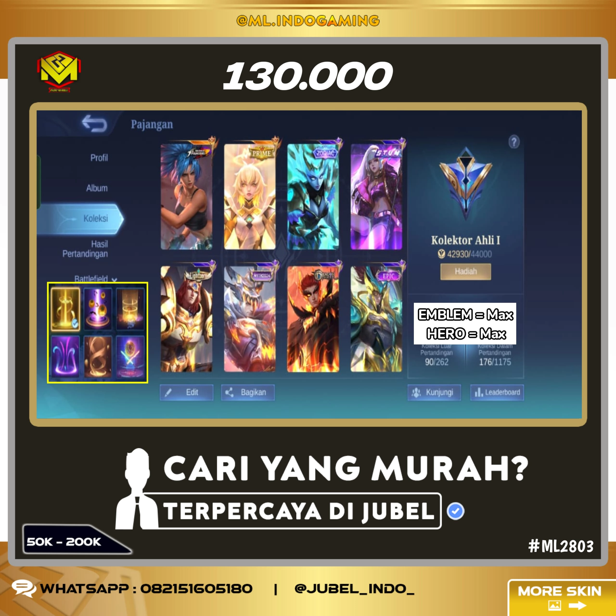 STOK ML #ML2803