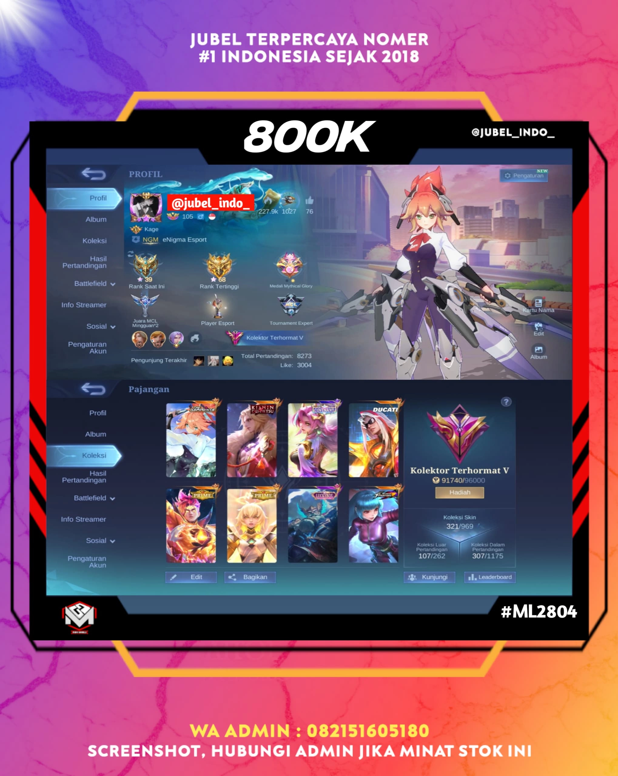 STOK ML #ML2804