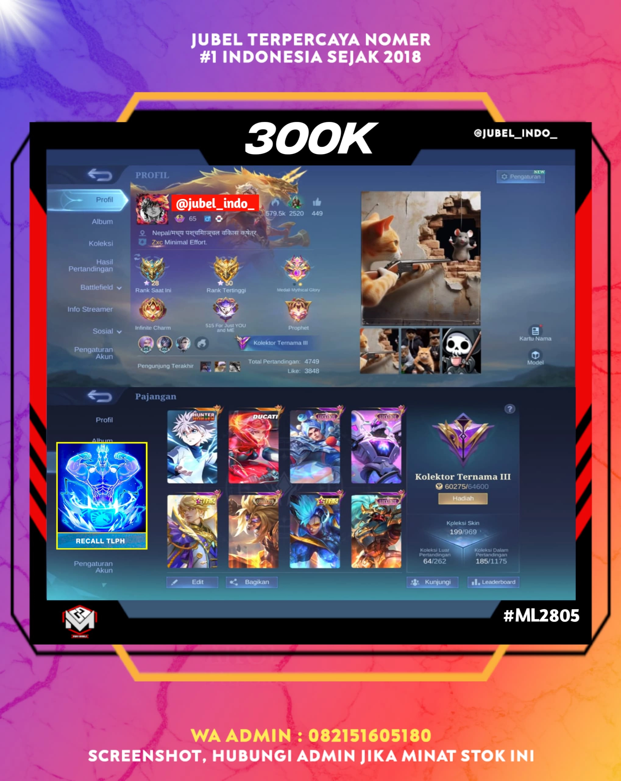 STOK ML #ML2805