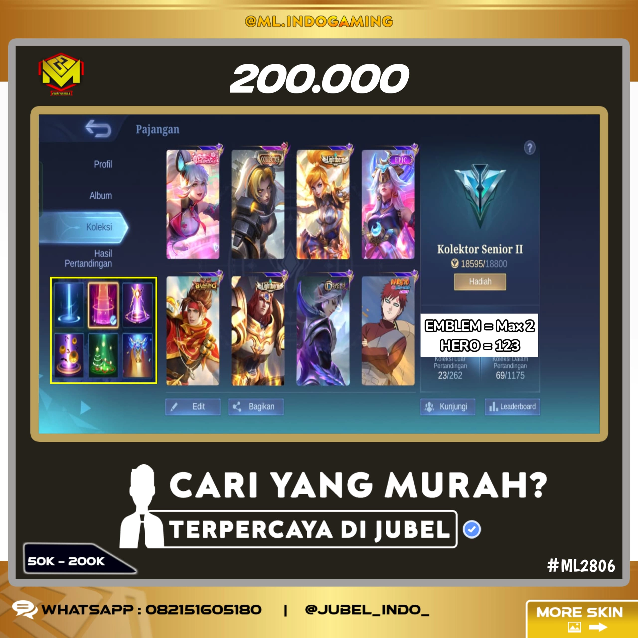 STOK ML #ML2806