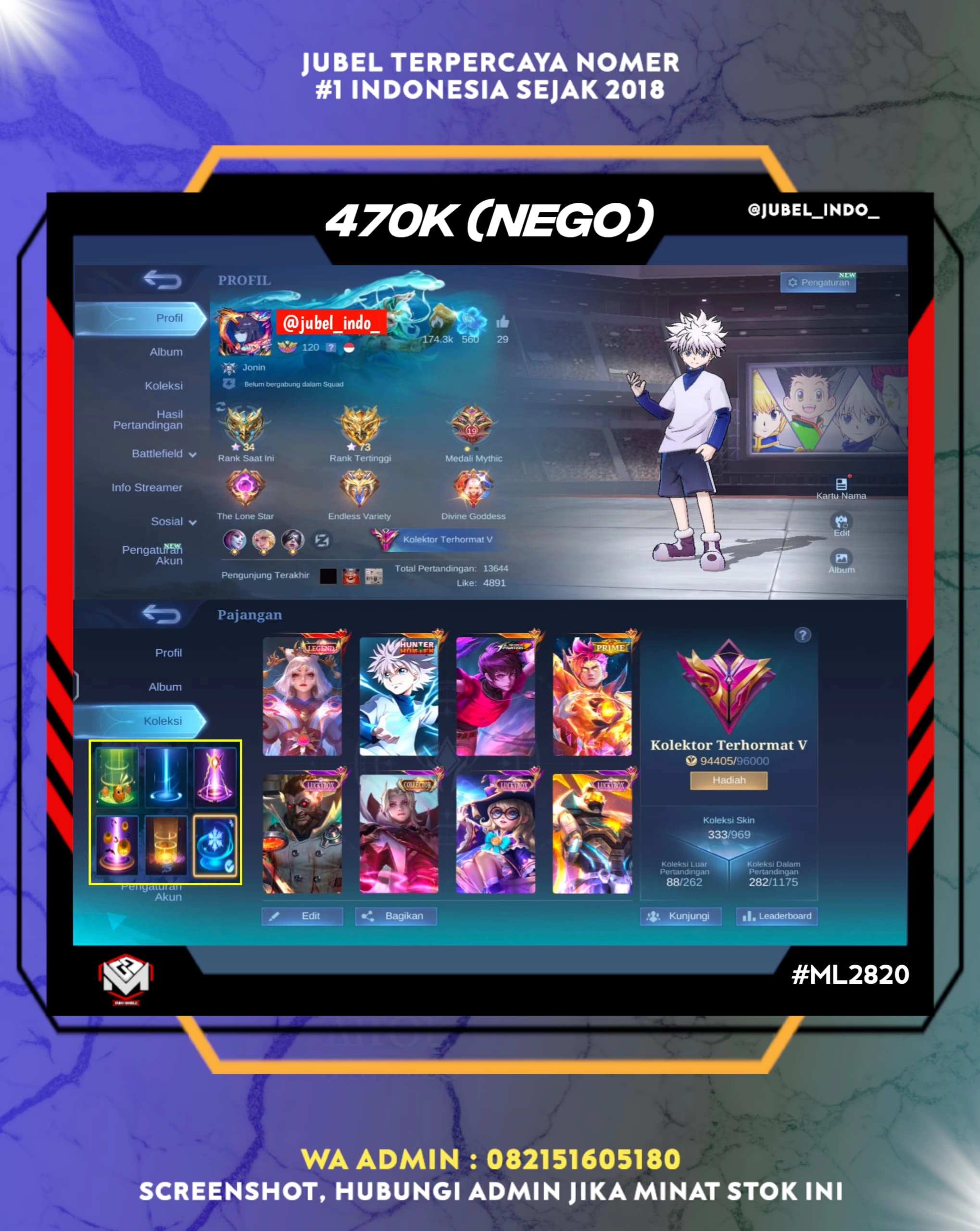 STOK ML #ML2820