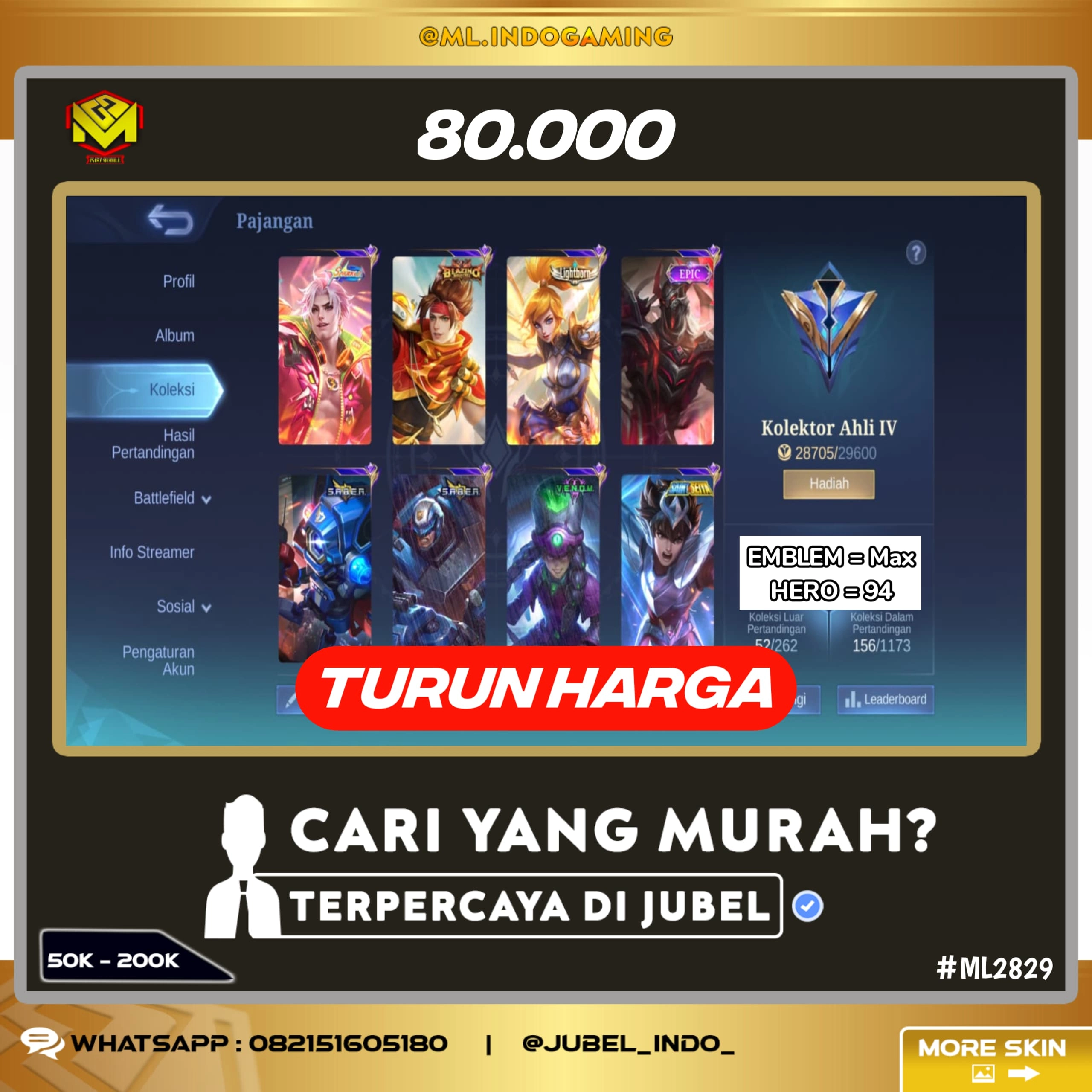 STOK ML #ML2829