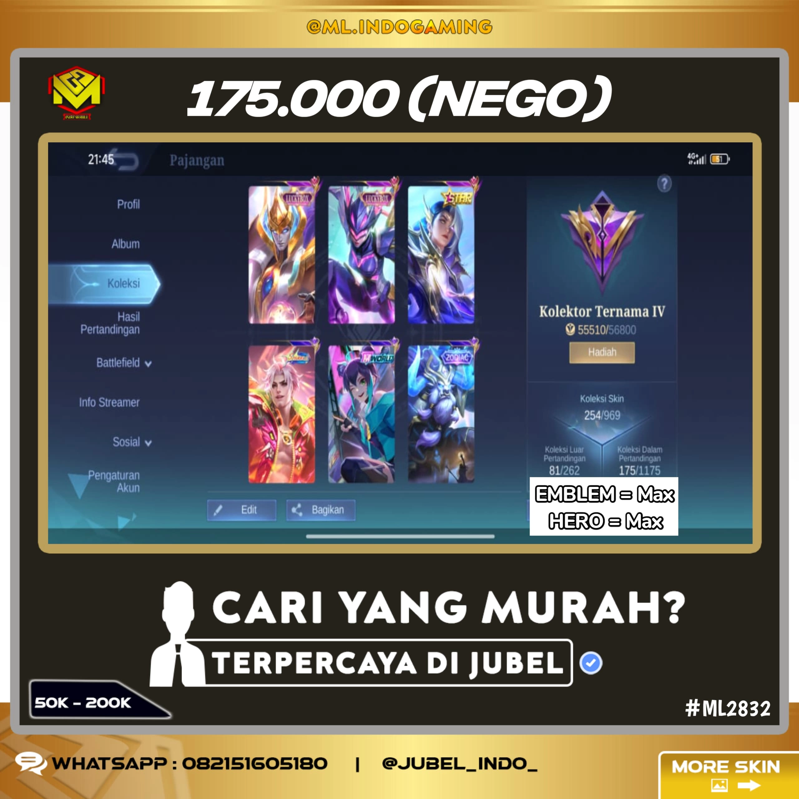 STOK ML #ML2832