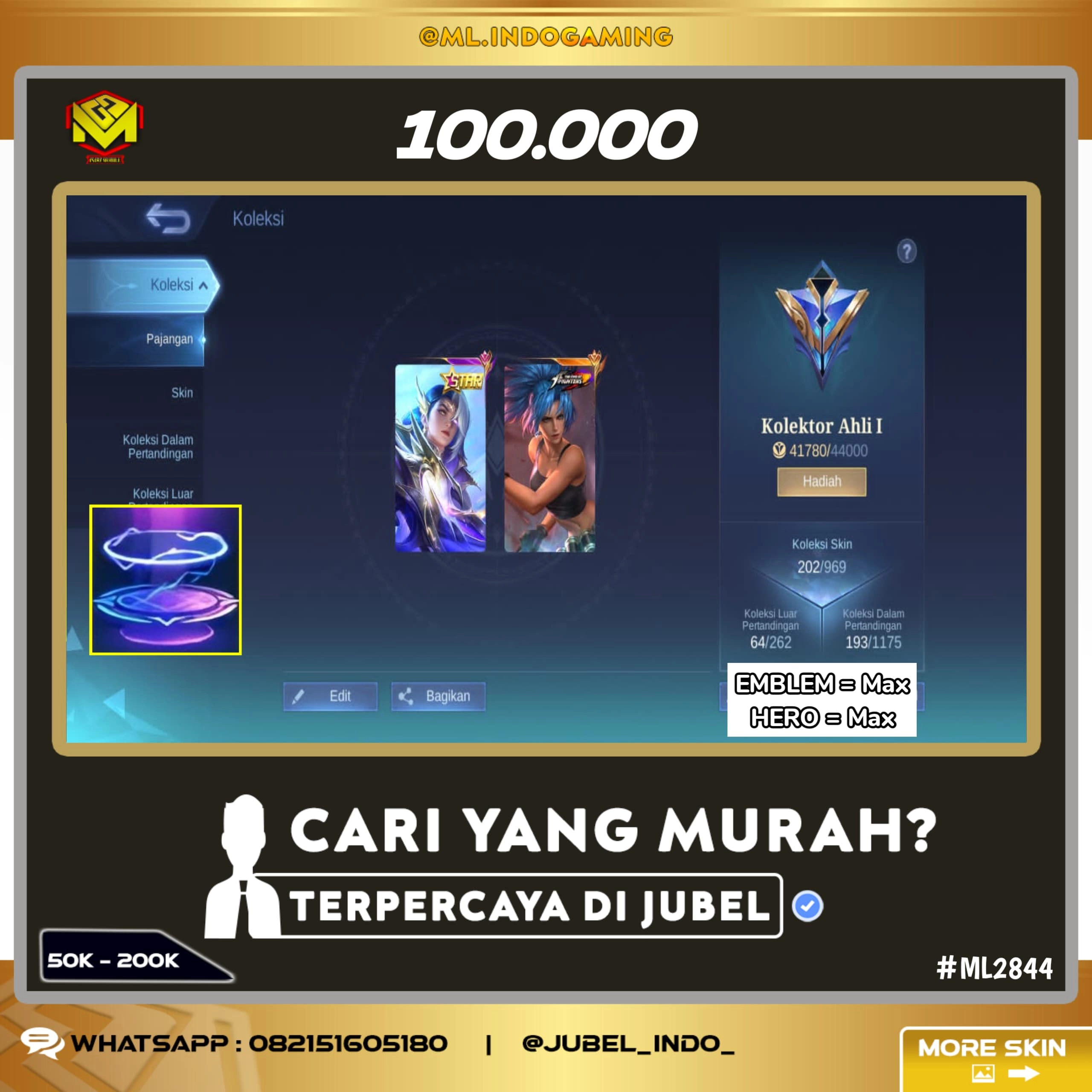 STOK ML #ML2844