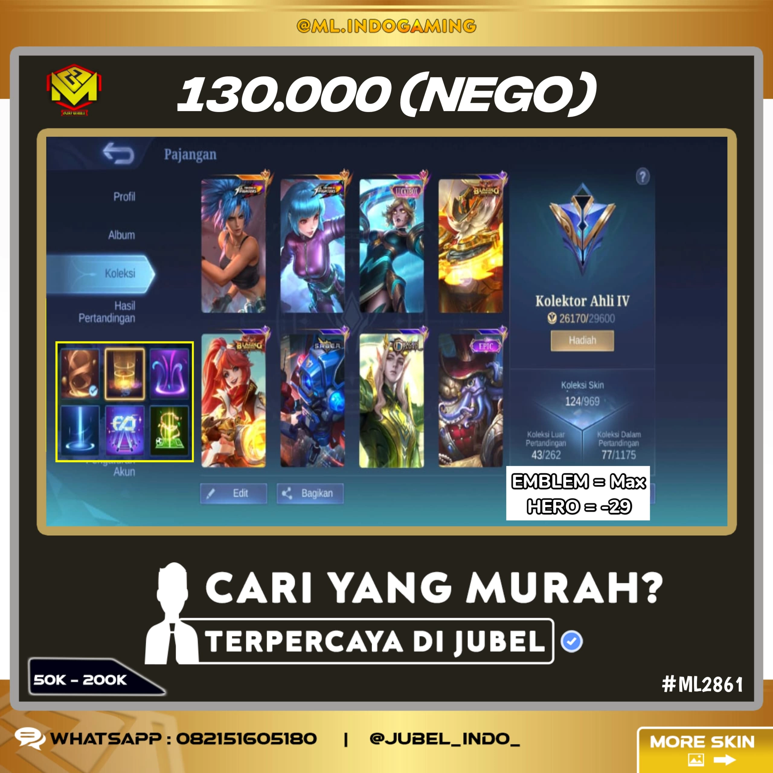STOK ML #ML2861
