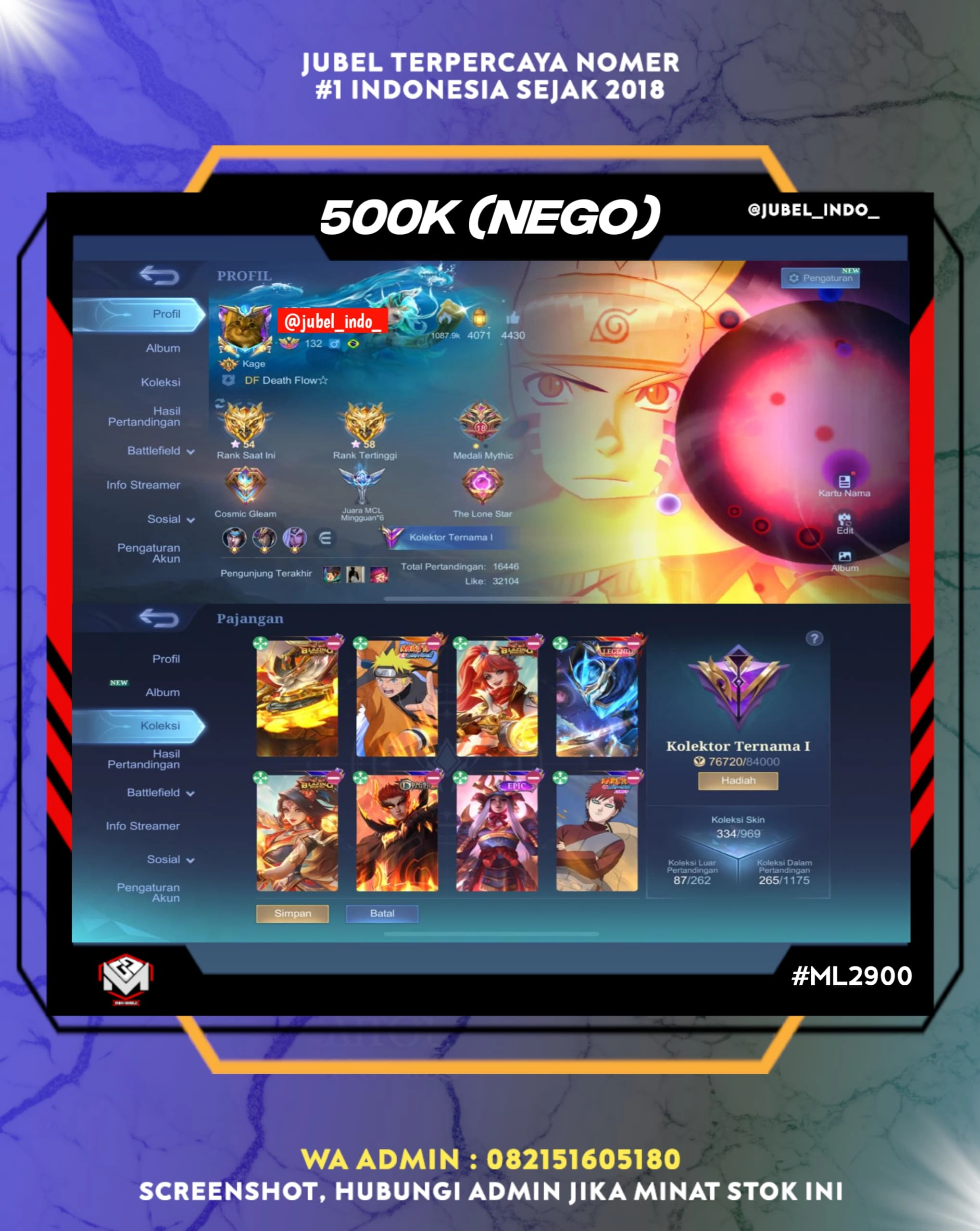 STOK ML #ML2900