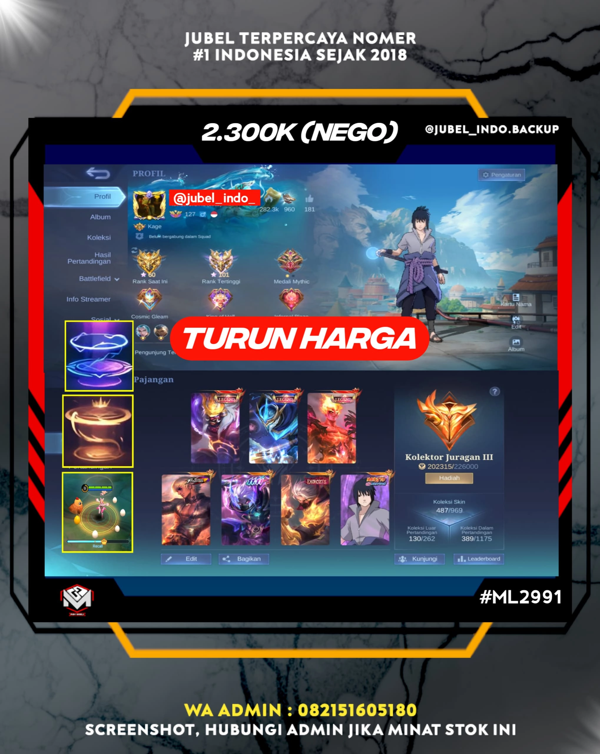 STOK ML #ML2991