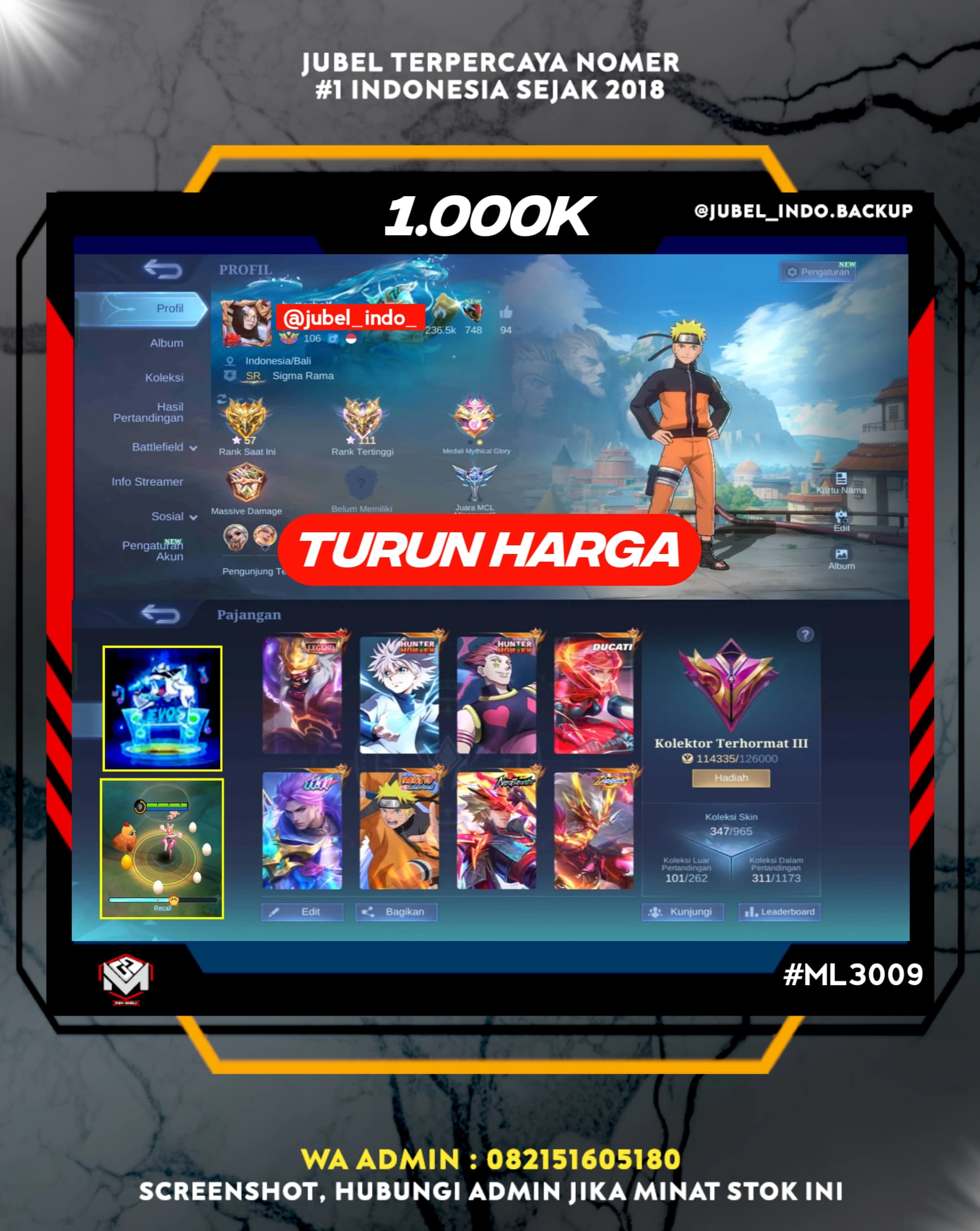 STOK ML #ML3009