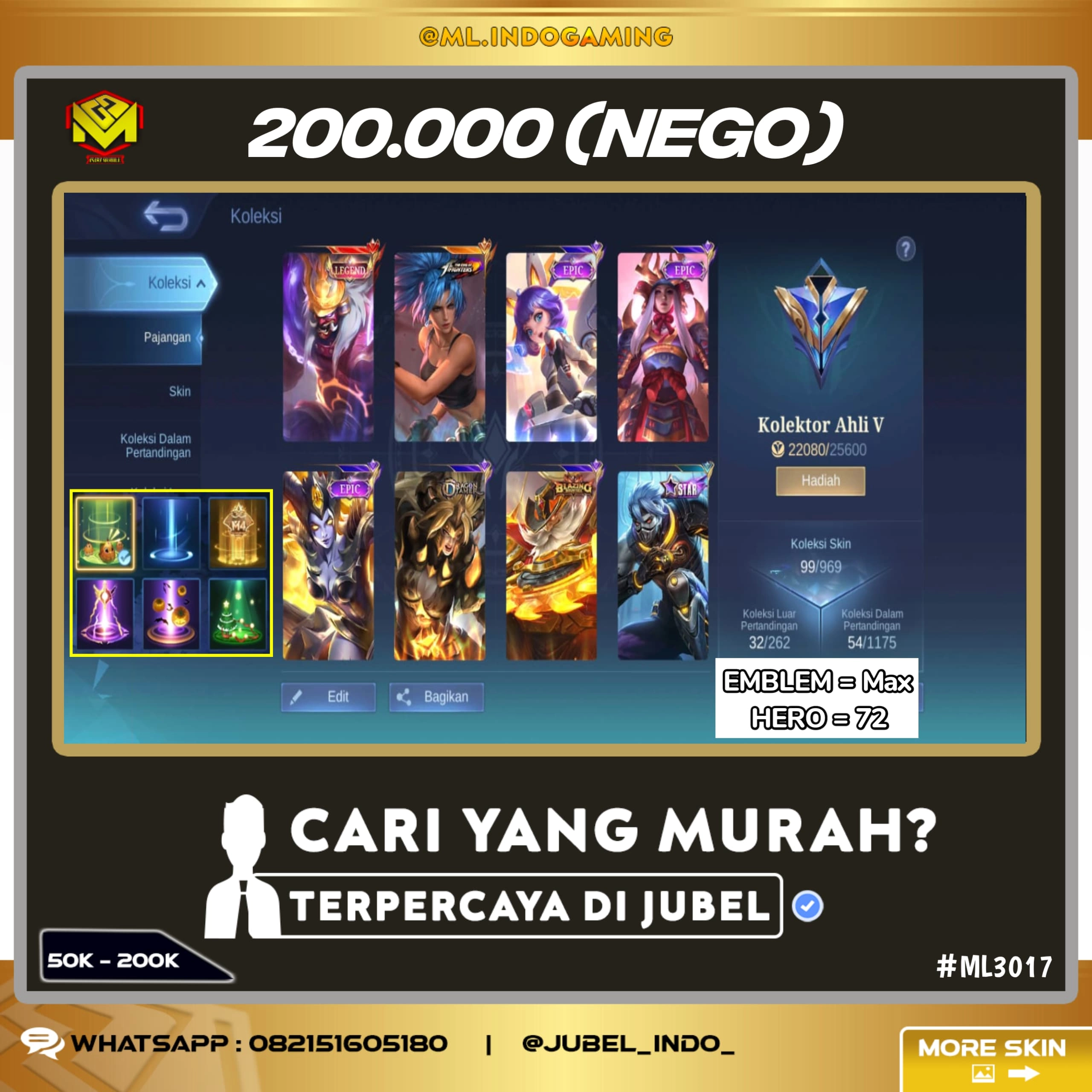 STOK ML #ML3017
