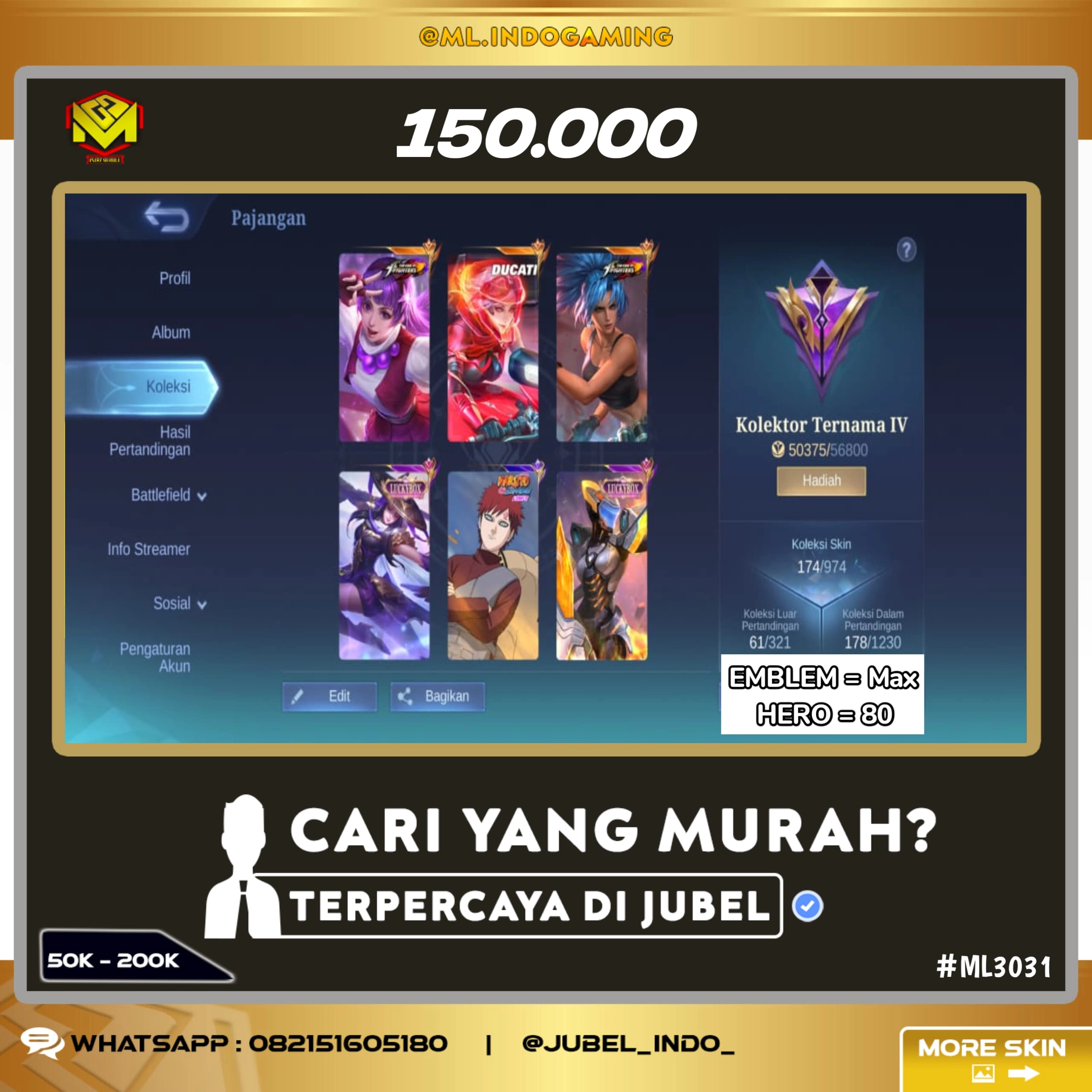 STOK ML #ML3031