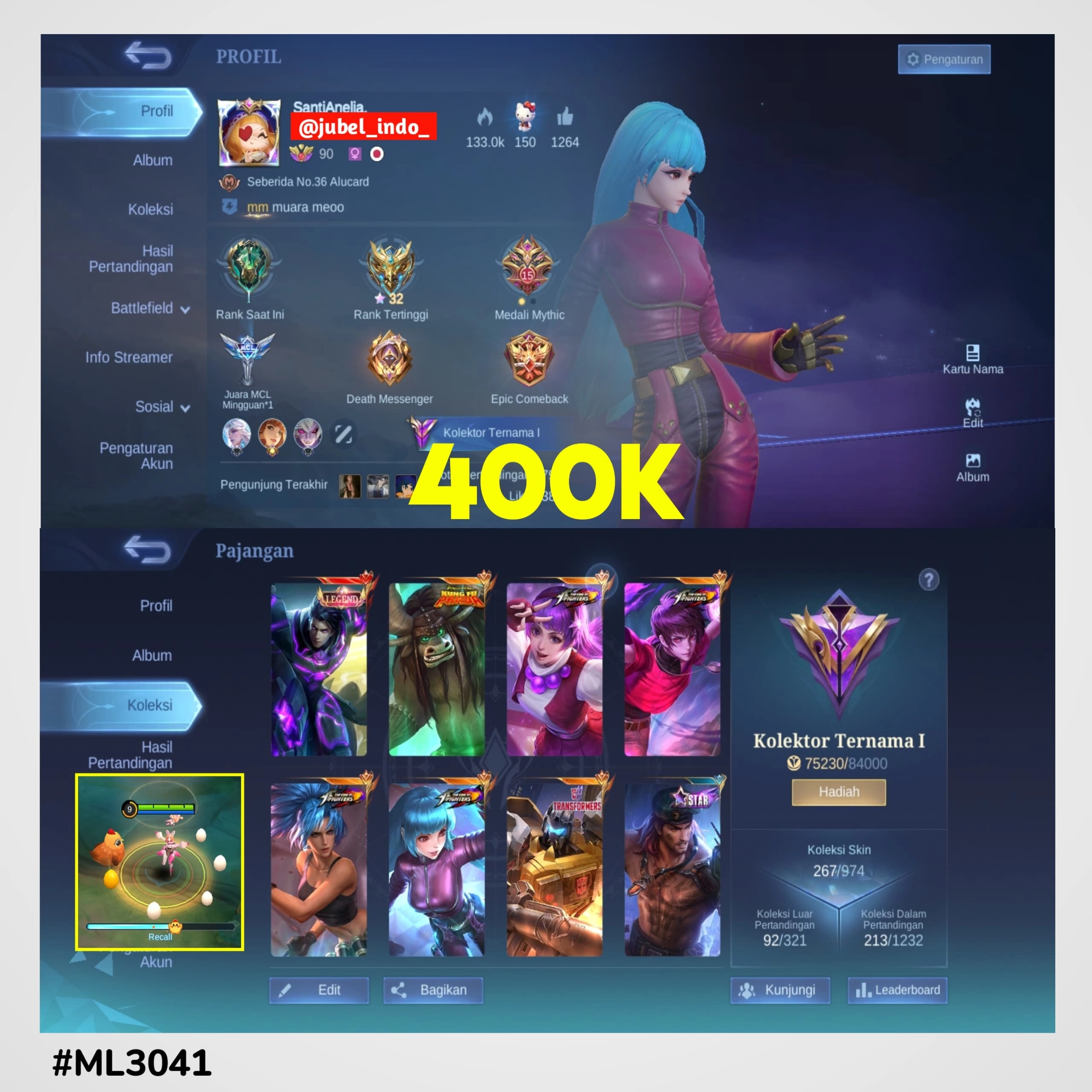 STOK ML #ML3041