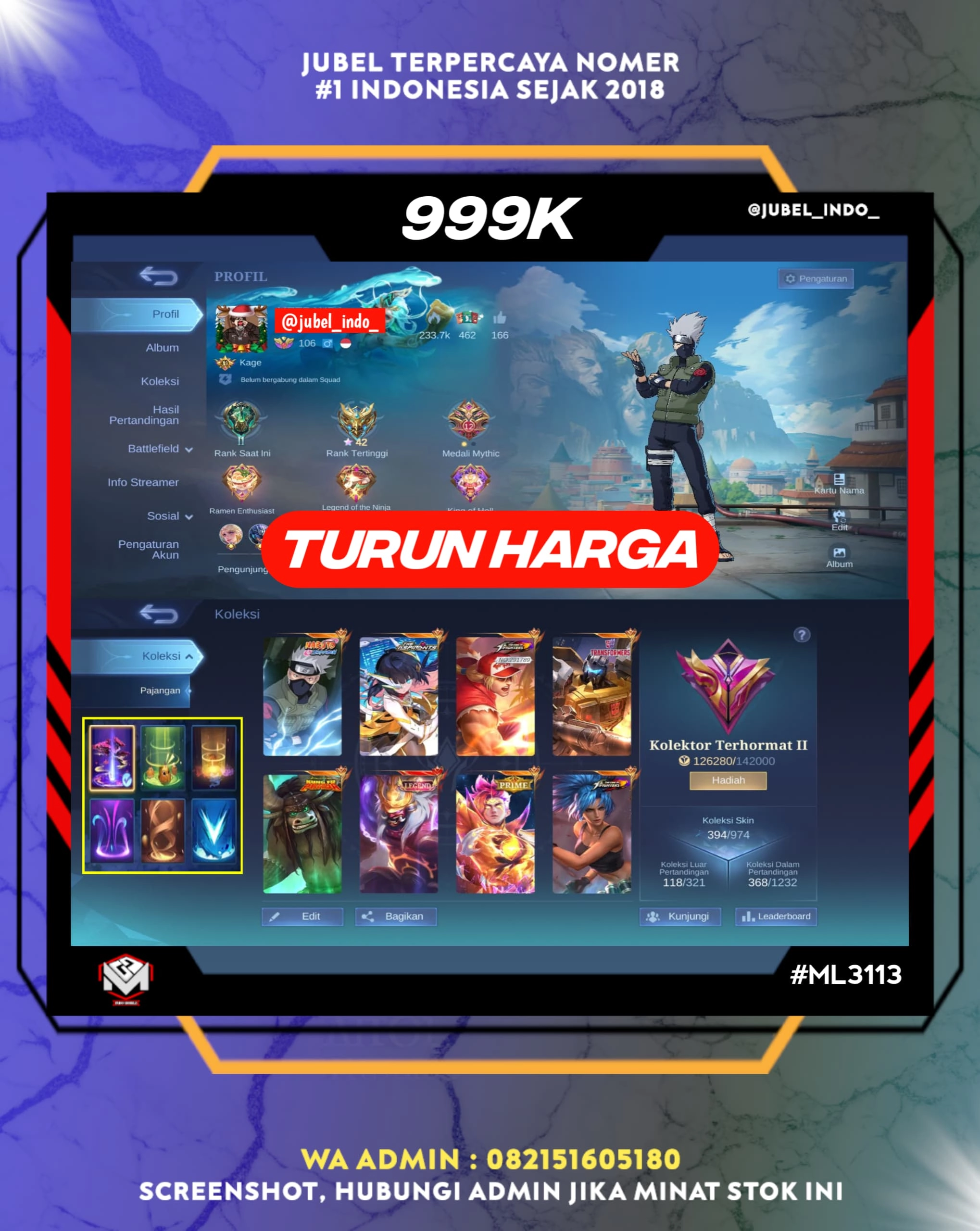 STOK ML #ML3113