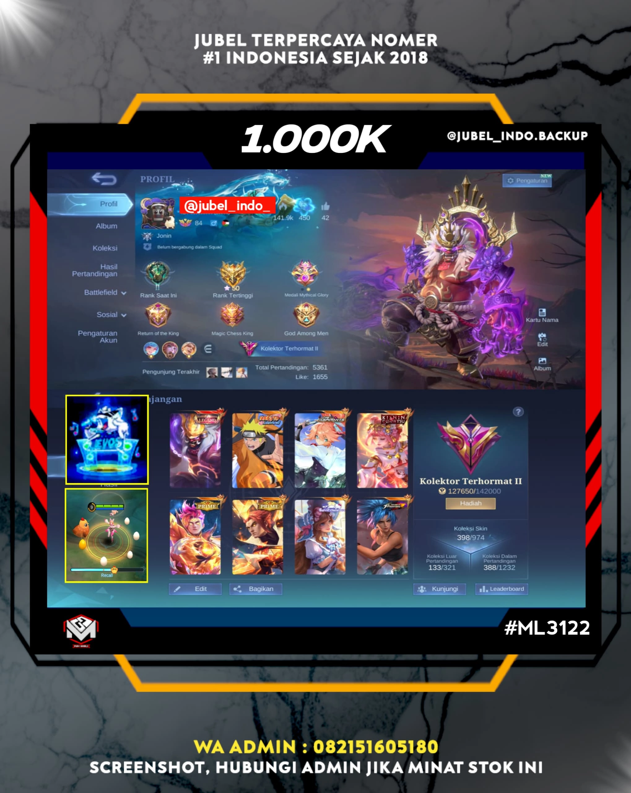 STOK ML #ML3122