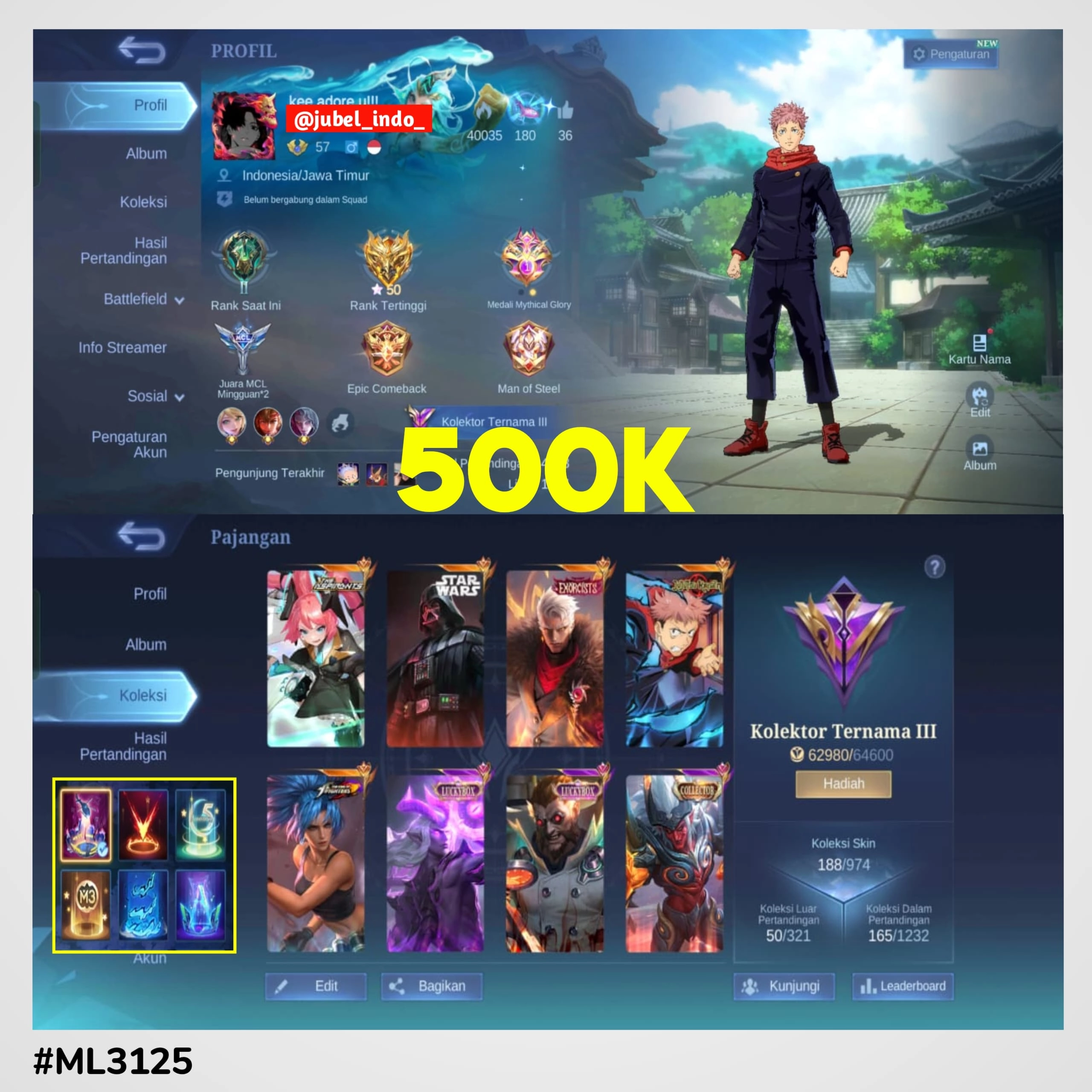 STOK ML #ML3125