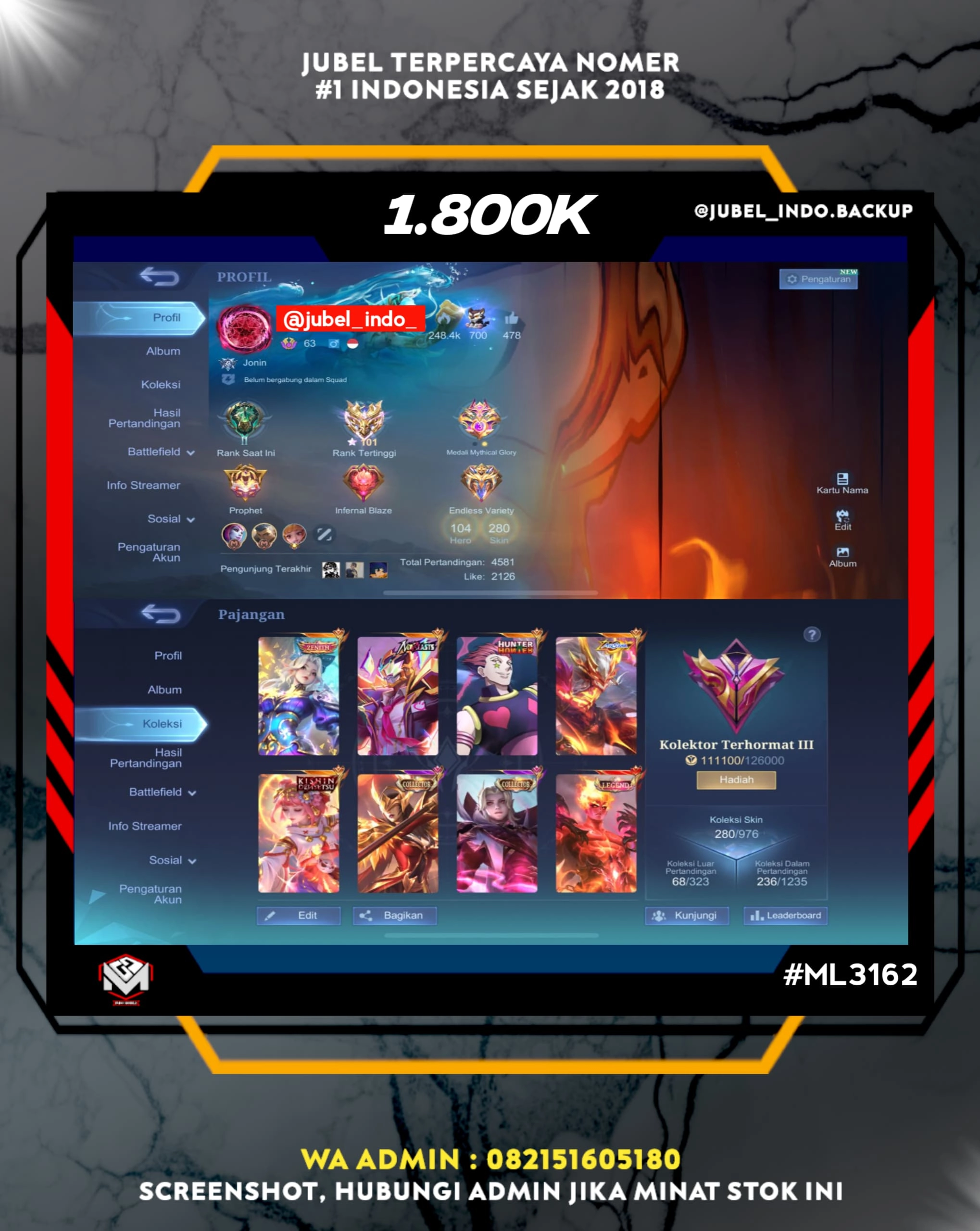 STOK ML #ML3162