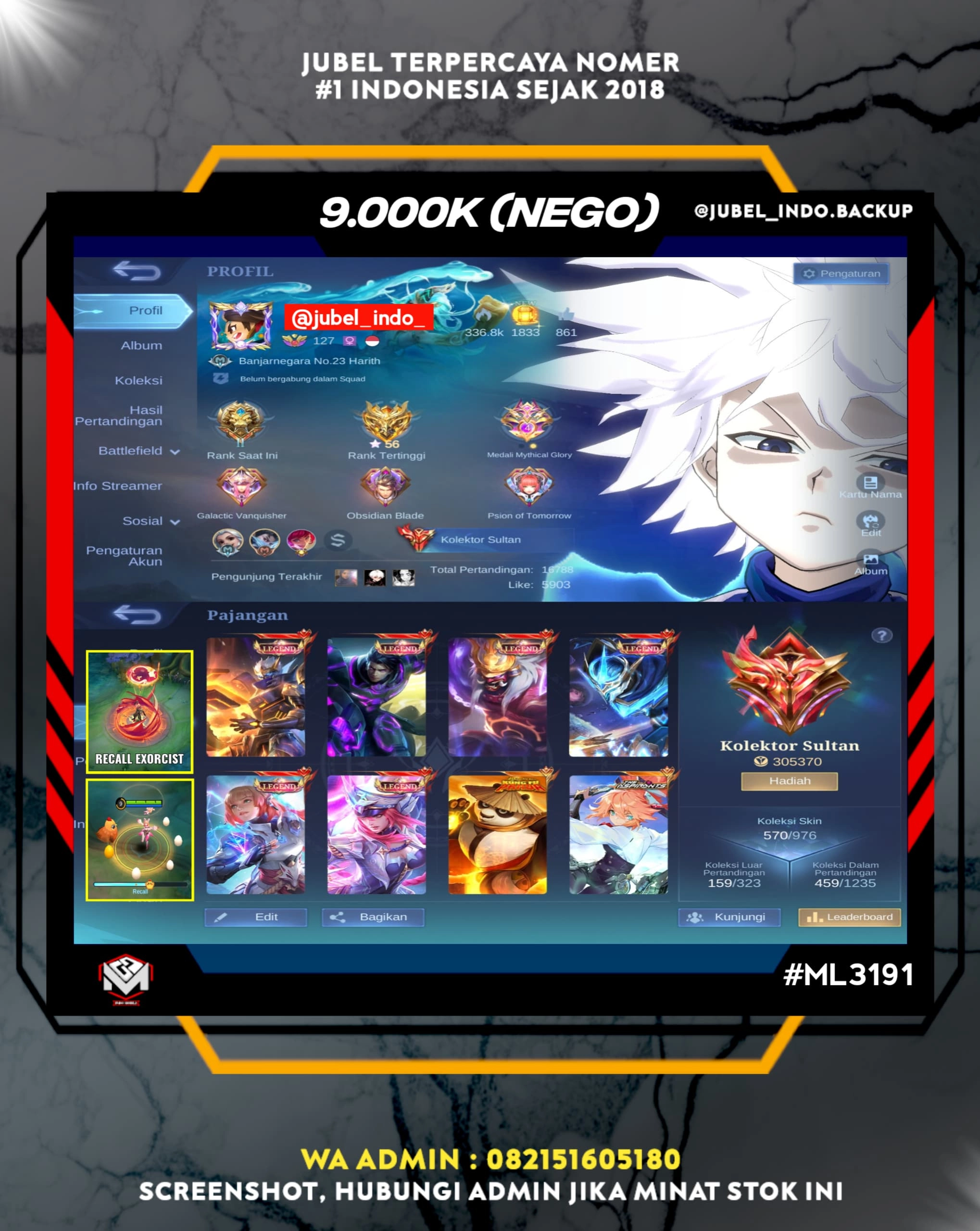 STOK ML #ML3191