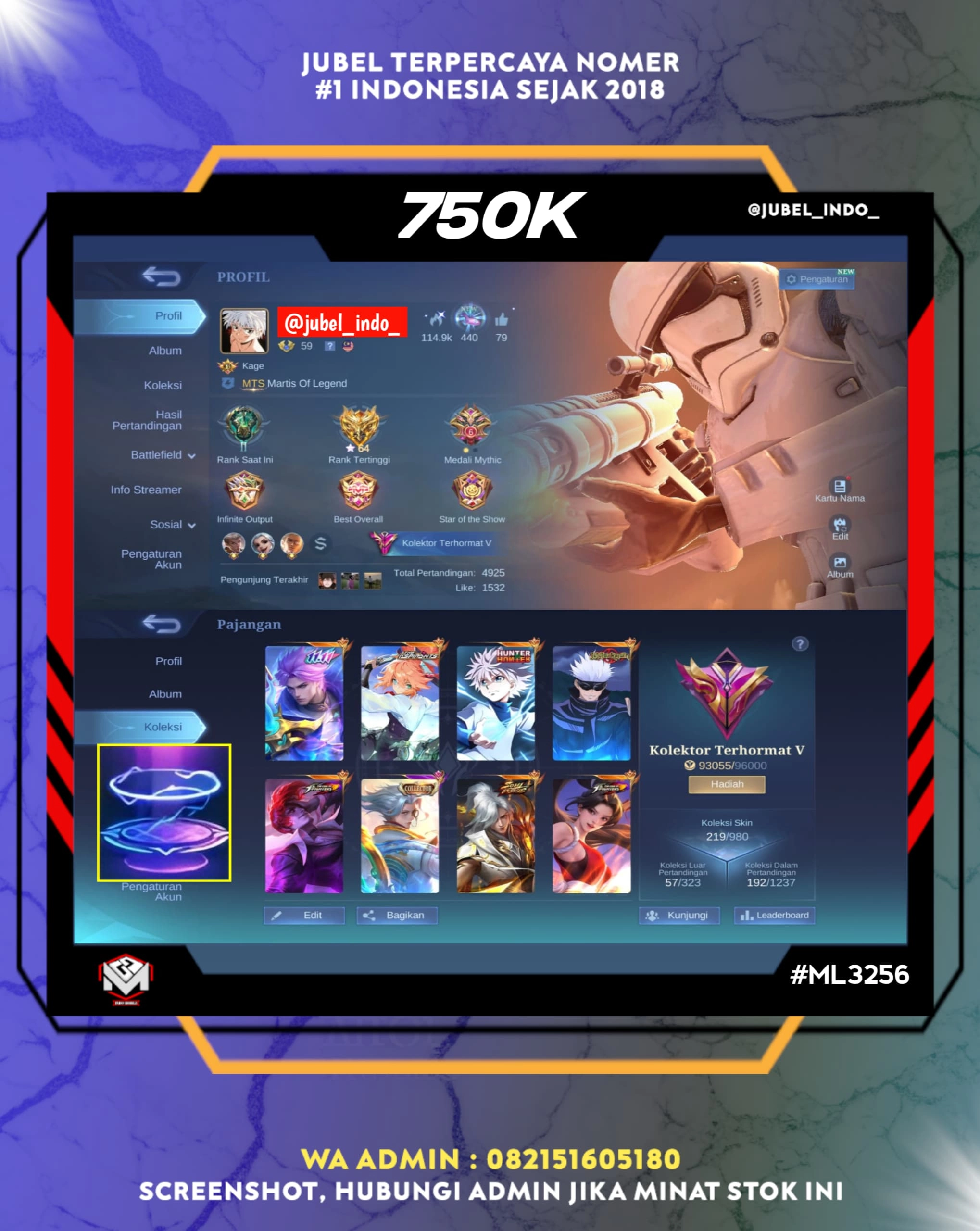 STOK ML #ML3256