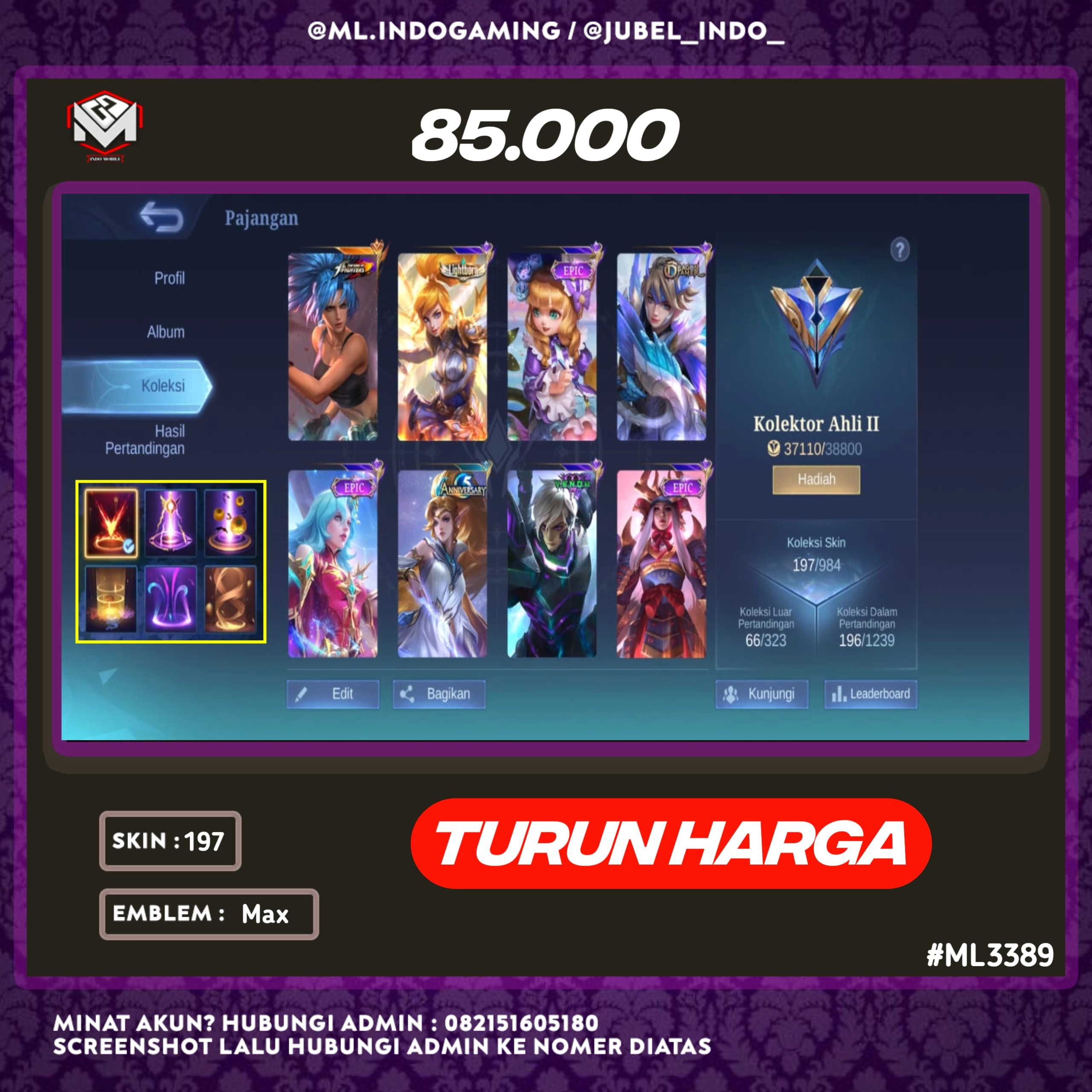 STOK ML #ML3389