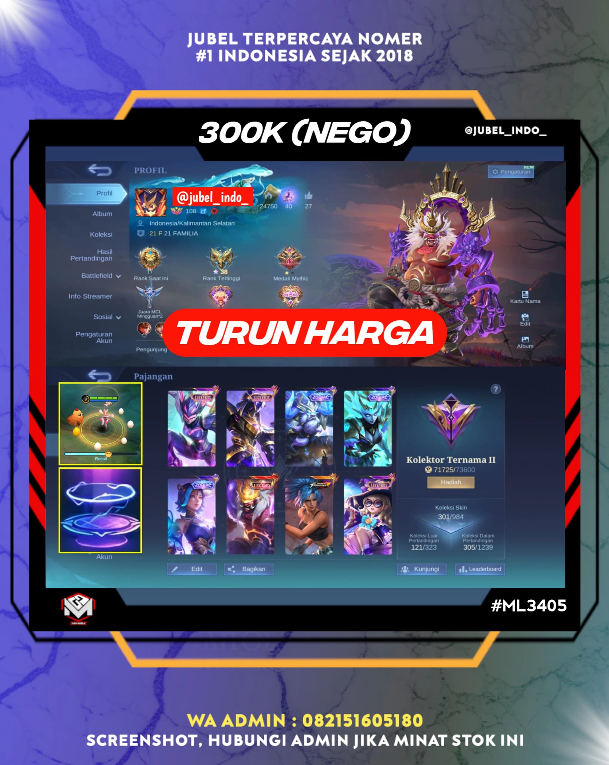 STOK ML #ML3405